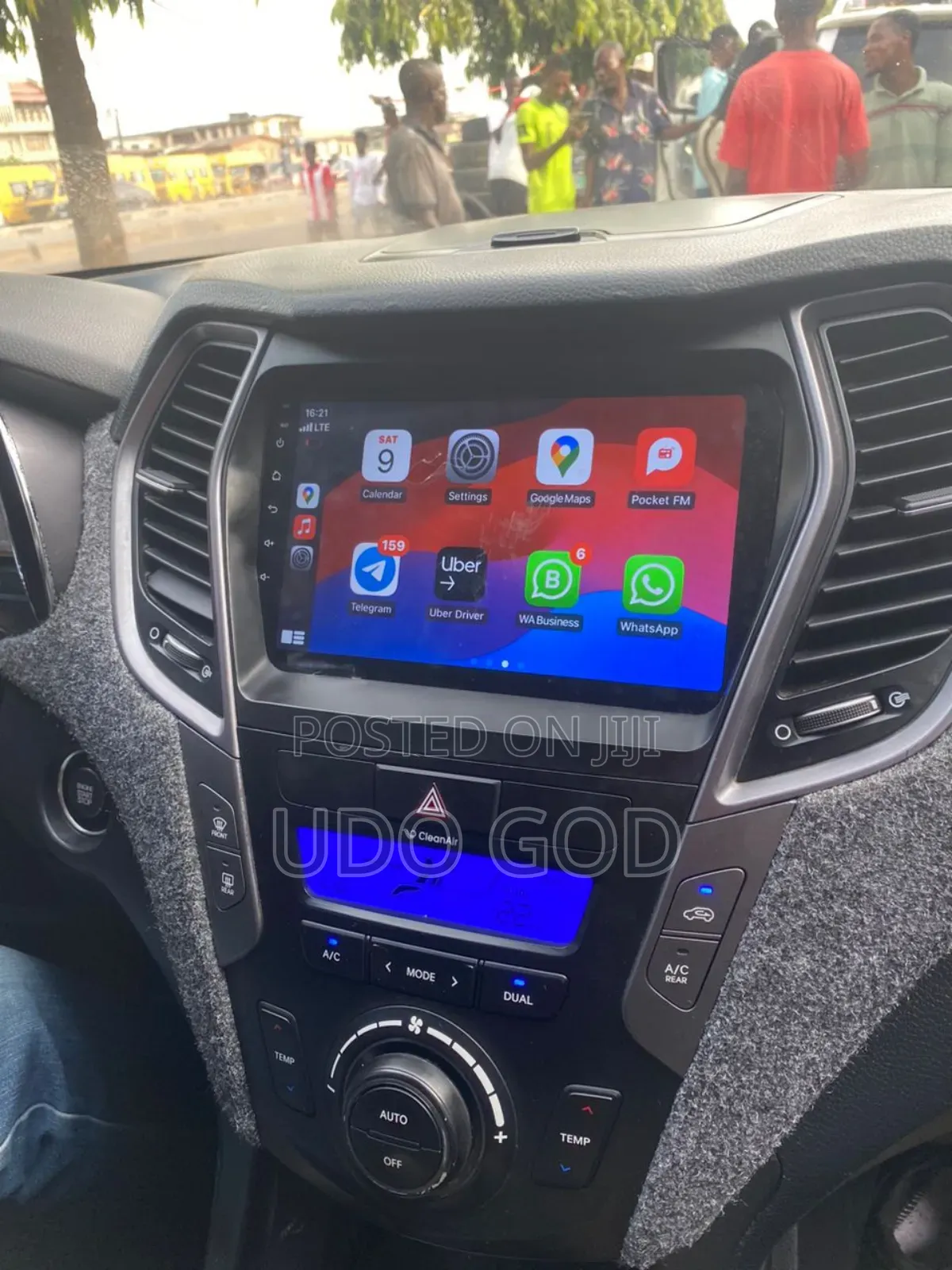 Hyundai Santa Fe 2014 Android Apple Car Play