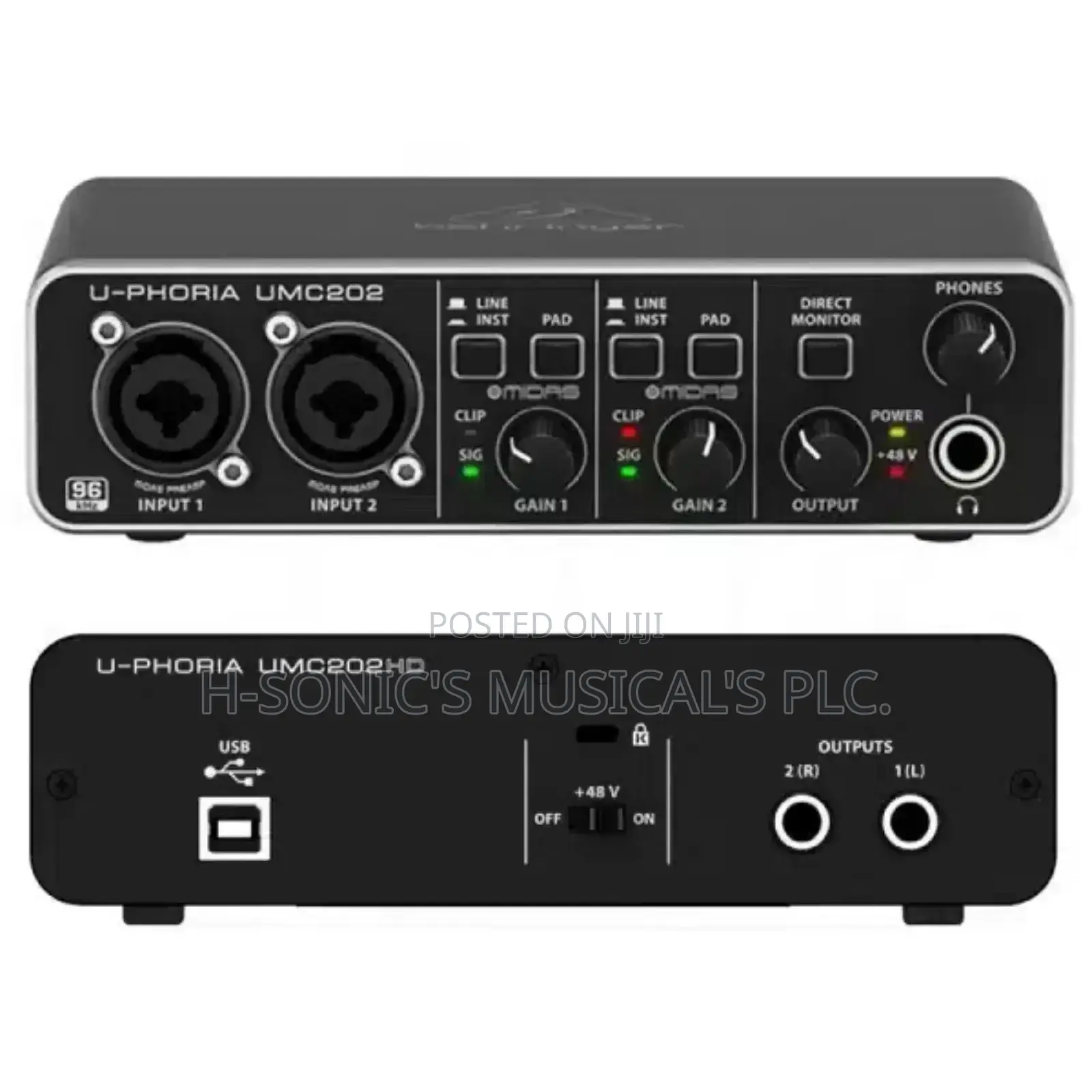 Behringer U-Phoria Umc-202hd Soundcard