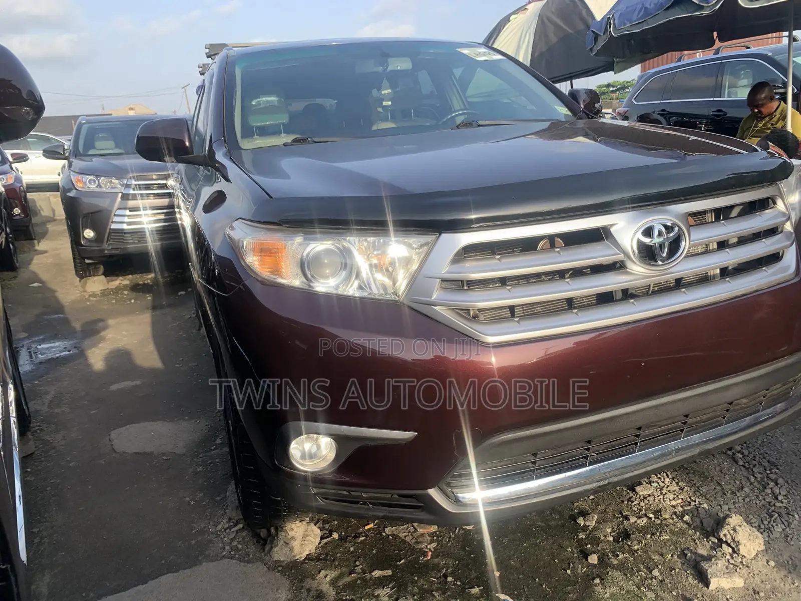 Toyota Highlander Limited 2012 Red