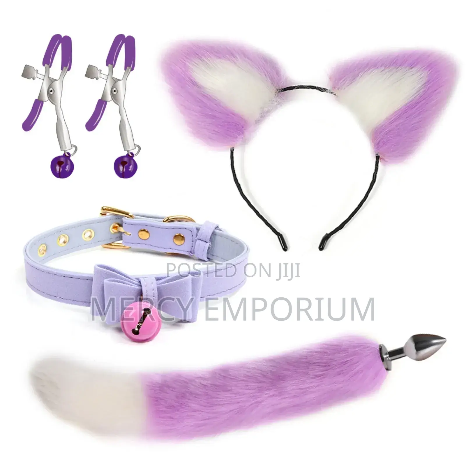 Kitty Cat BDSM Role Play Costume Kits for Couples Role Play