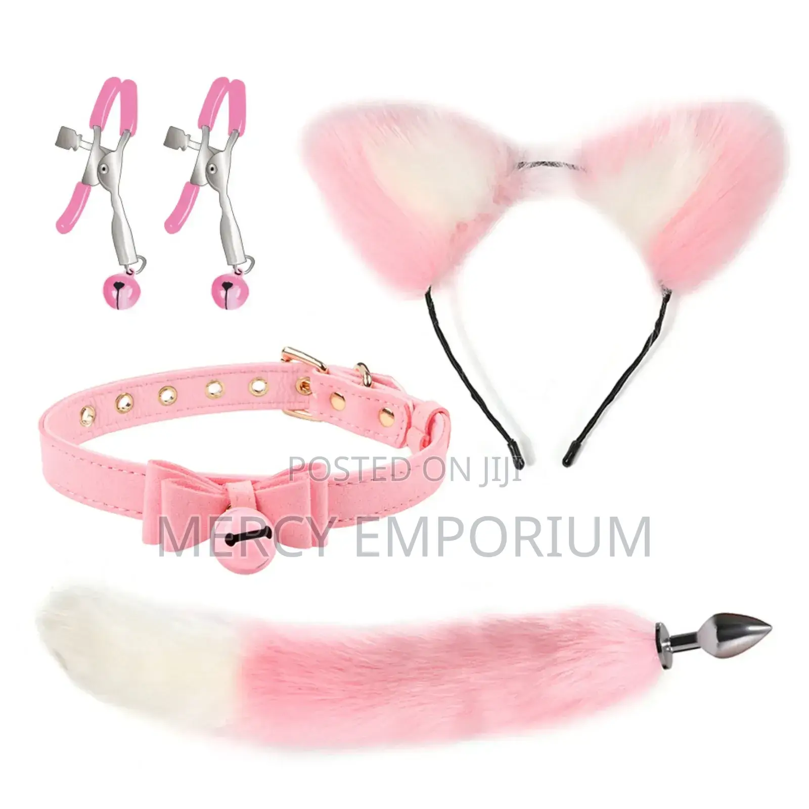 Kitty Cat BDSM Role Play Costume Kits for Couples Role Play