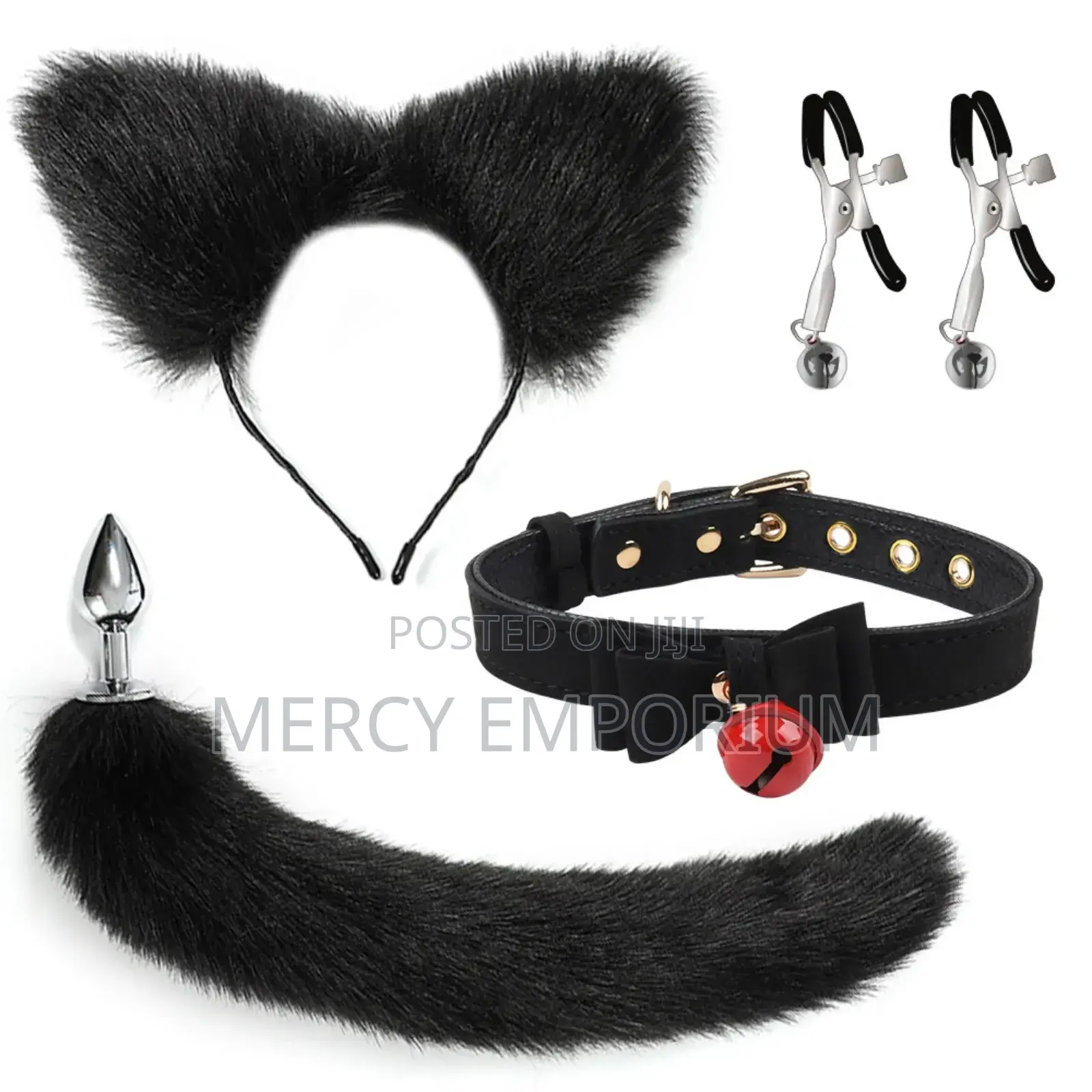 Kitty Cat BDSM Role Play Costume Kits for Couples Role Play