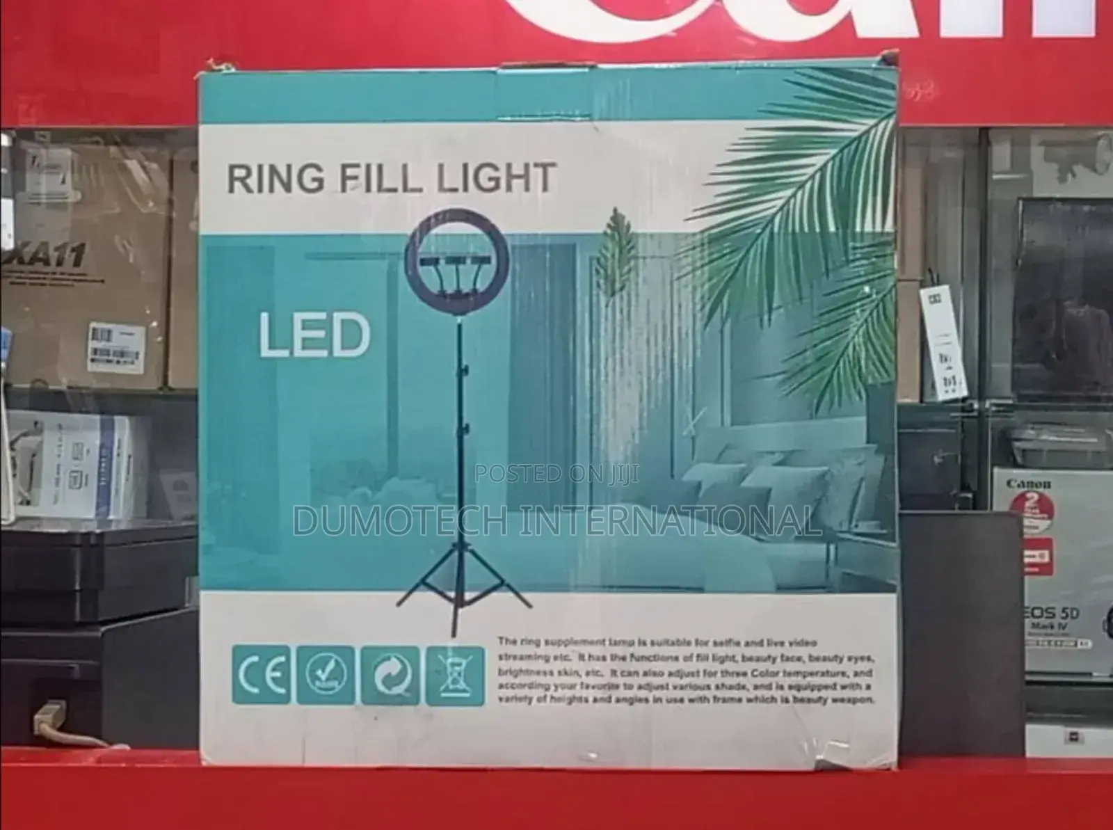 Ring Light 14 Inches With 3 Phone Clips and Stand