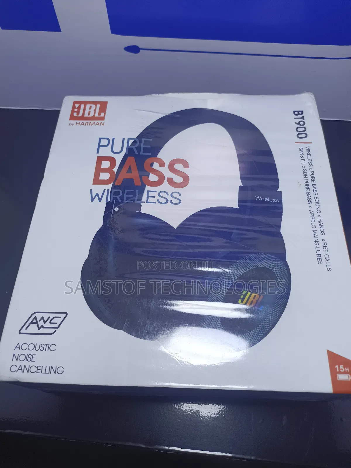 JBL Wireless Headset BT 900 Pure Bass Sound