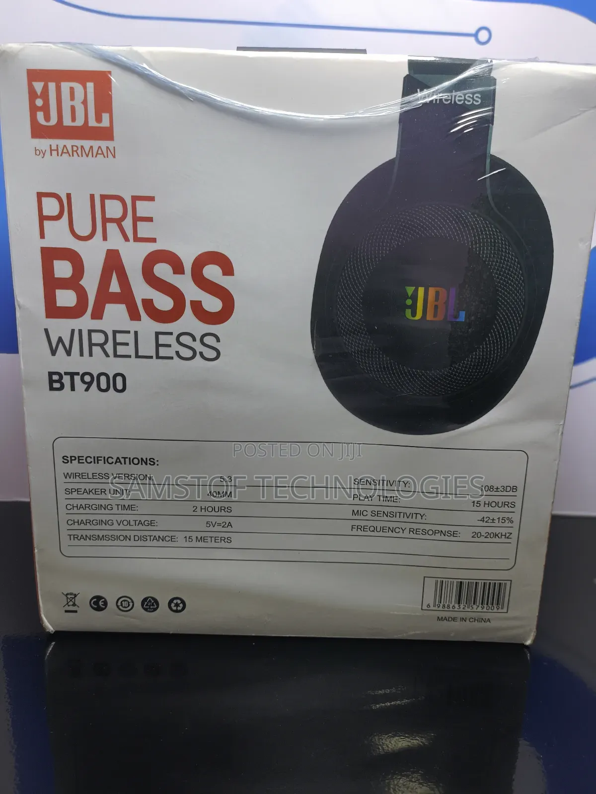 JBL Wireless Headset BT 900 Pure Bass Sound