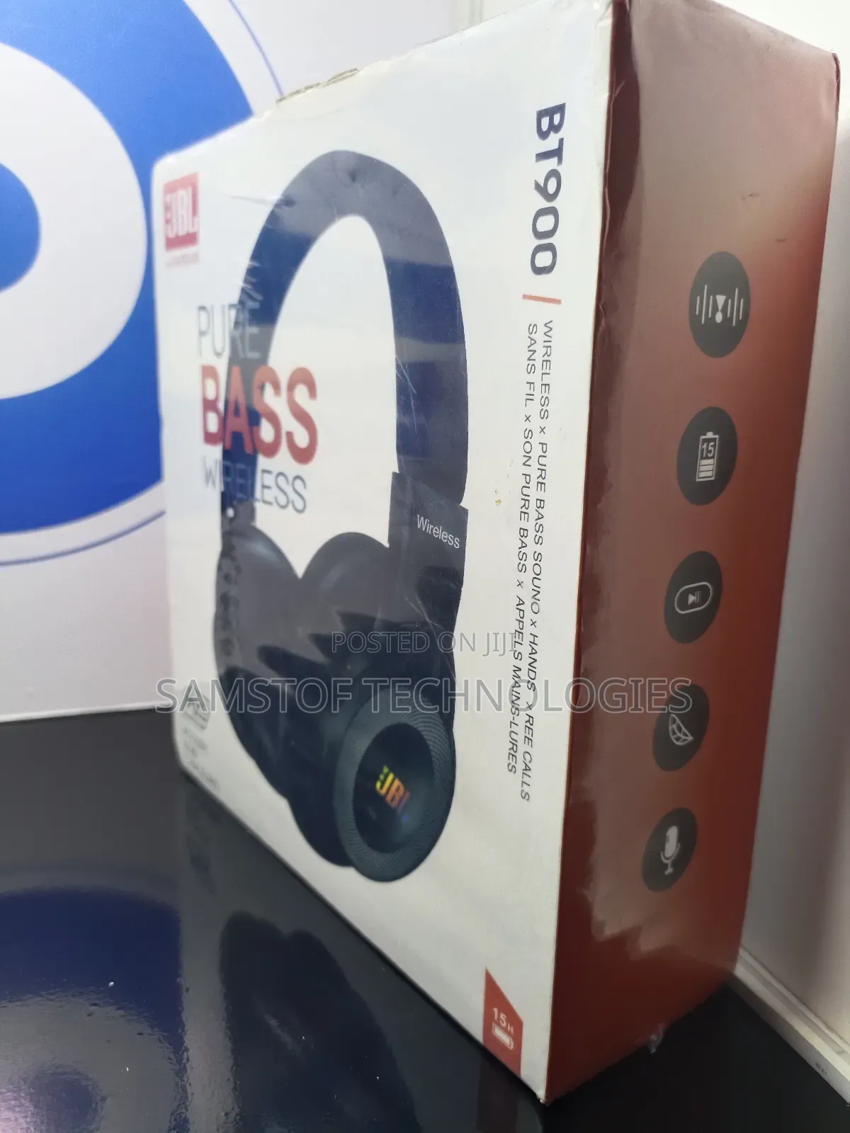 JBL Wireless Headset BT 900 Pure Bass Sound