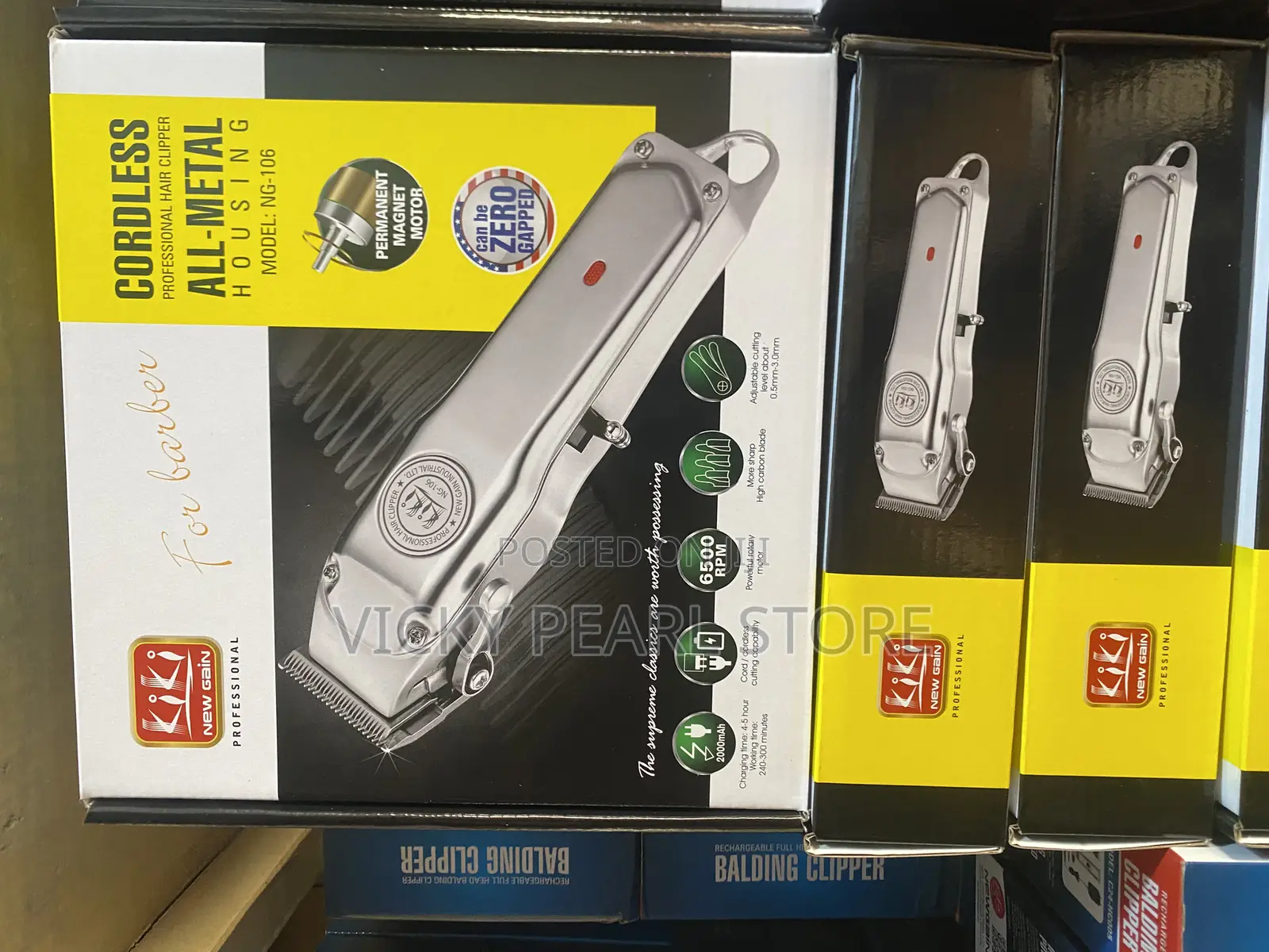 Kiki Cordless Rechargeable Clippers