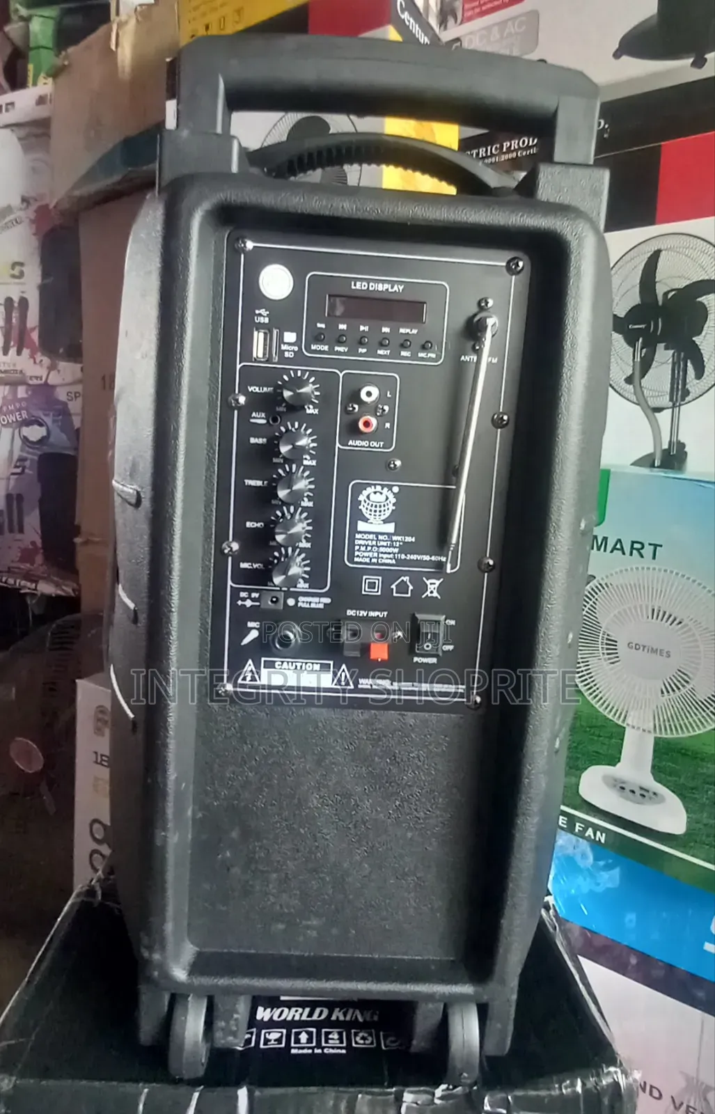 Rechargeable Public Address System - 12"