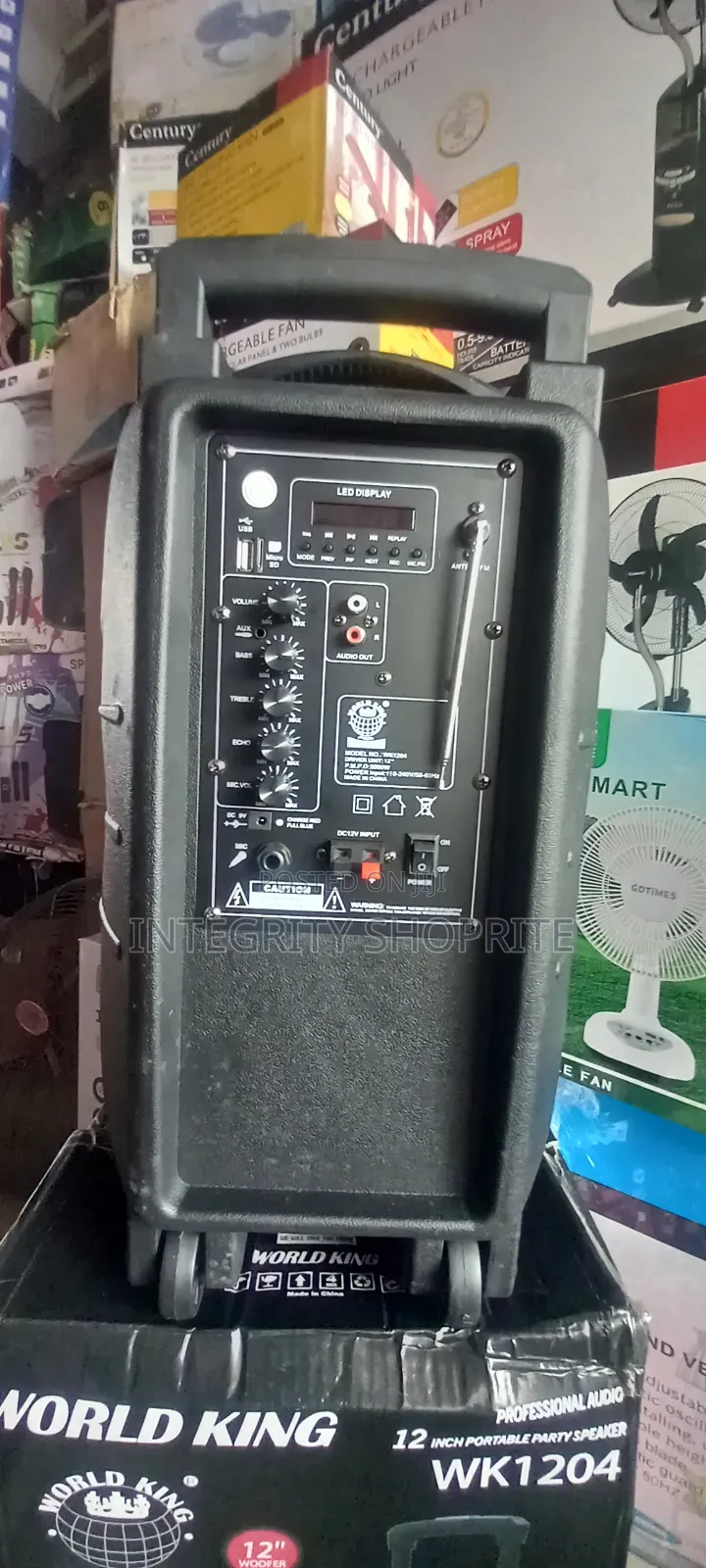 Rechargeable Public Address System - 12"