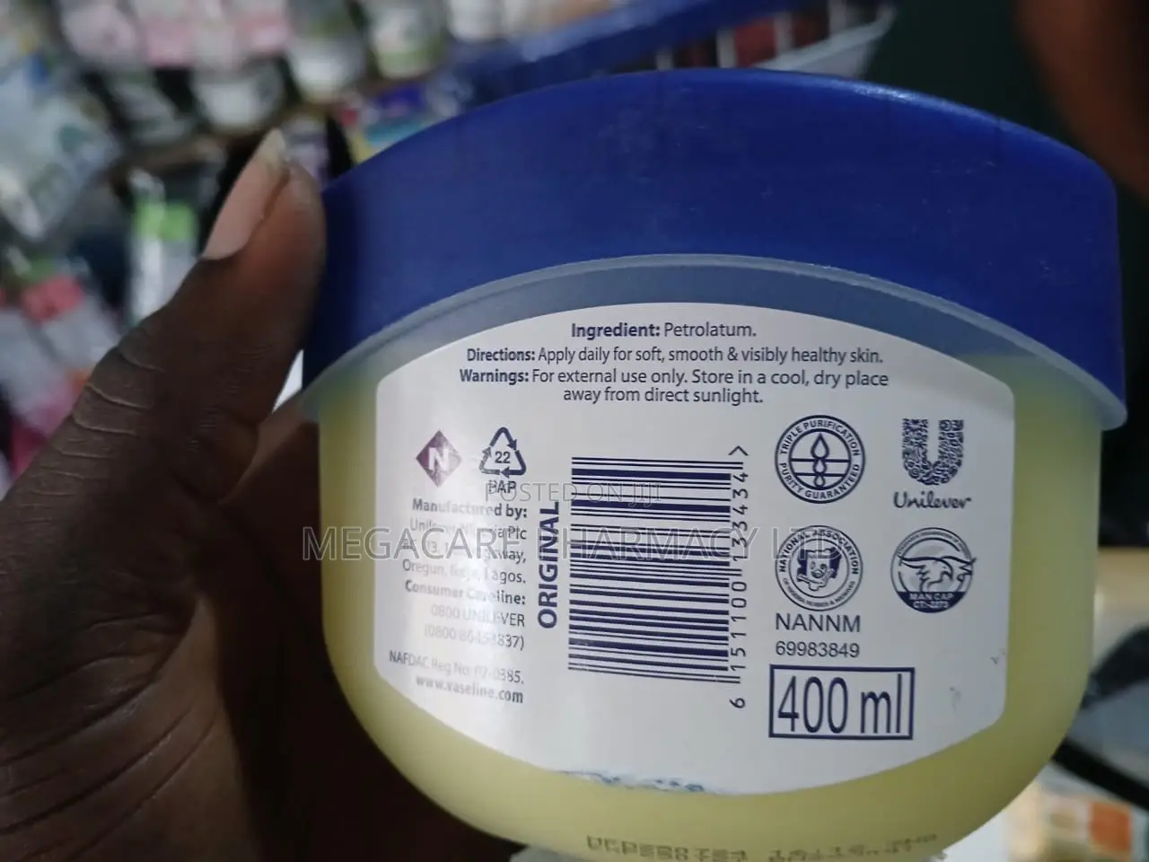 Vaseline Blue Sea Original