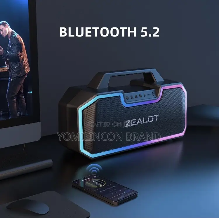 ZEALOT Bluetooth Speaker,80W Bluetooth Wireless Speakers