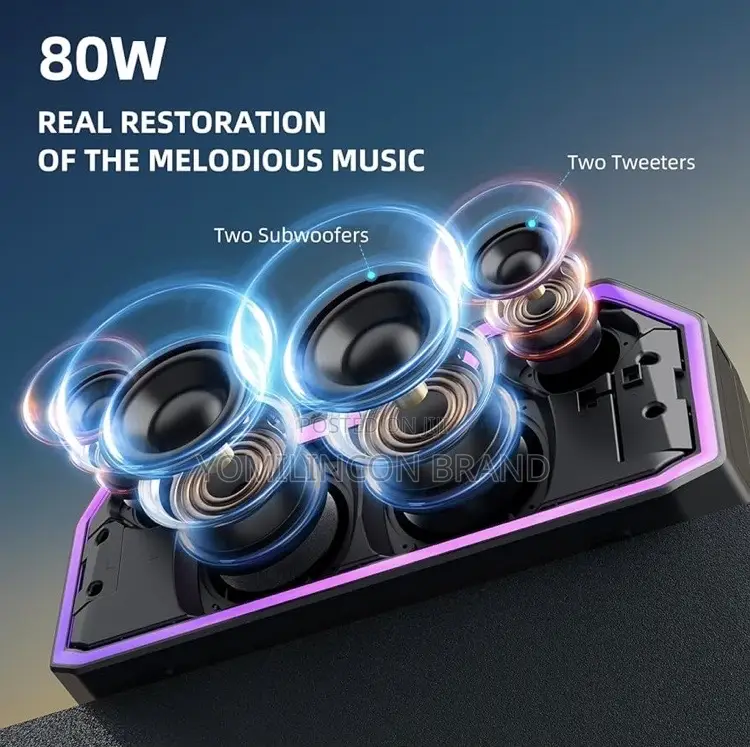 ZEALOT Bluetooth Speaker,80W Bluetooth Wireless Speakers