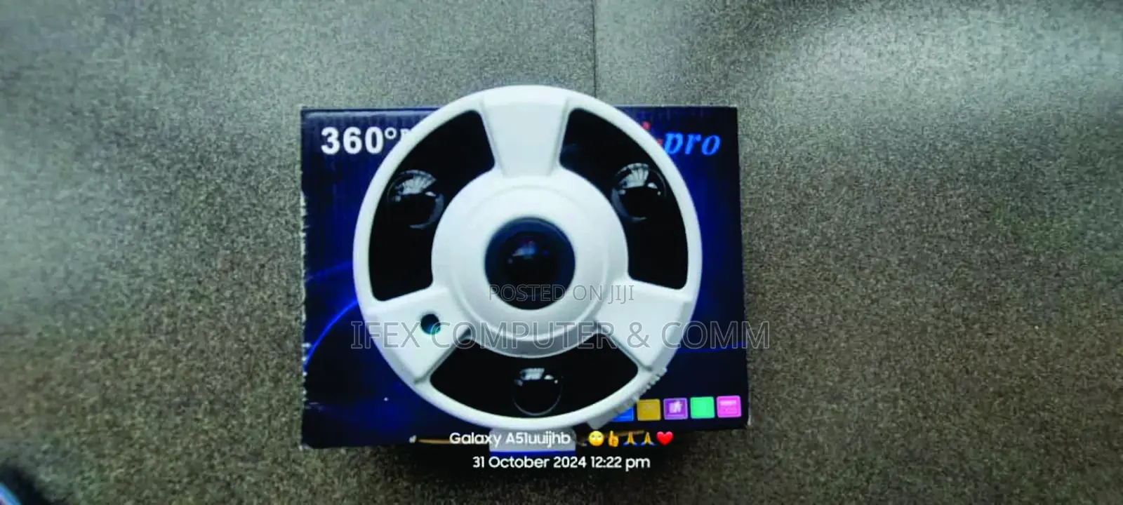 Indoor 360° Panoramic Fisheye Camera