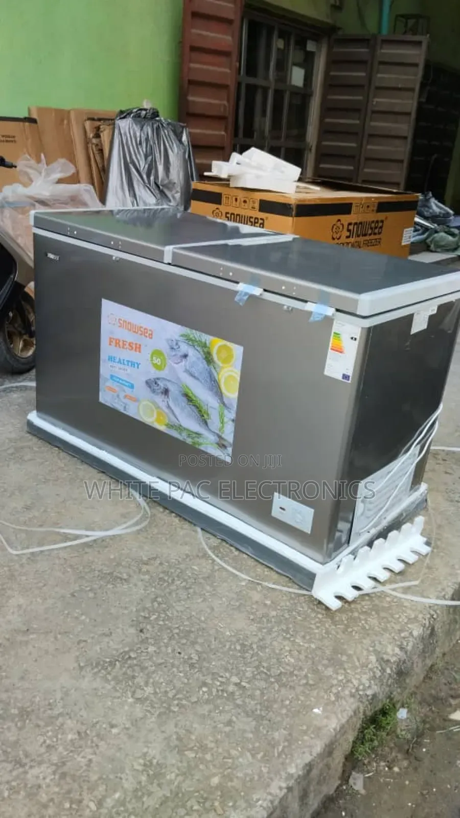 New Snowsea 600 Litre Chest Freezer Two Doors Fast Ice Maker