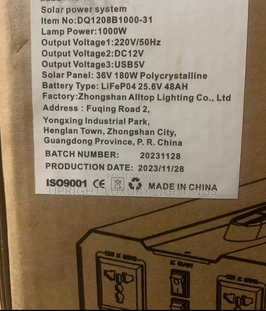 1000watts Solar Generator