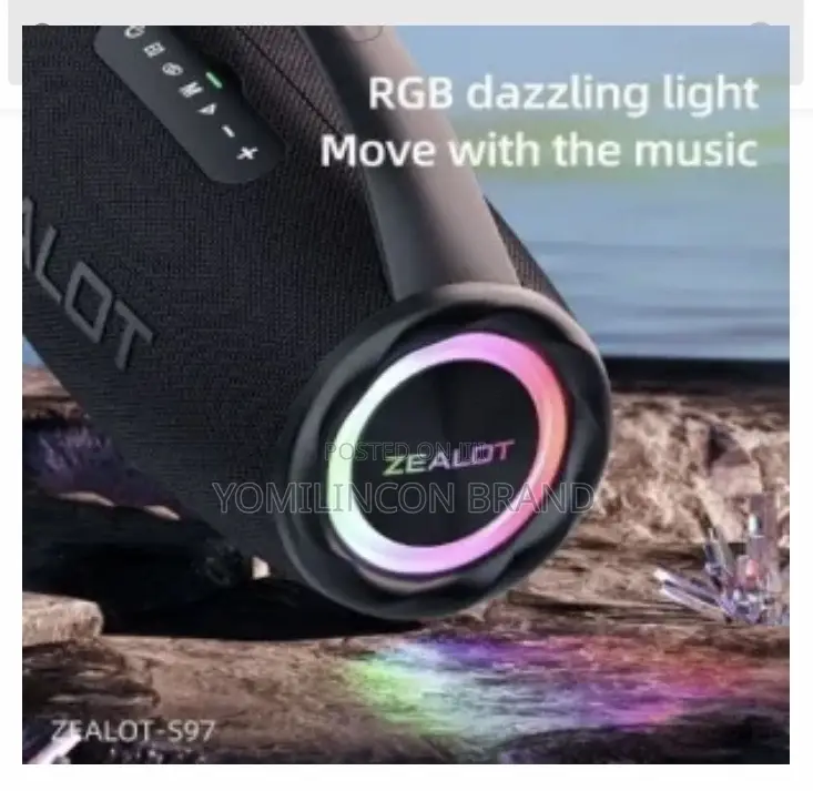 Zealot S97 Portable Bluetooth Speaker 5.2 - 80w
