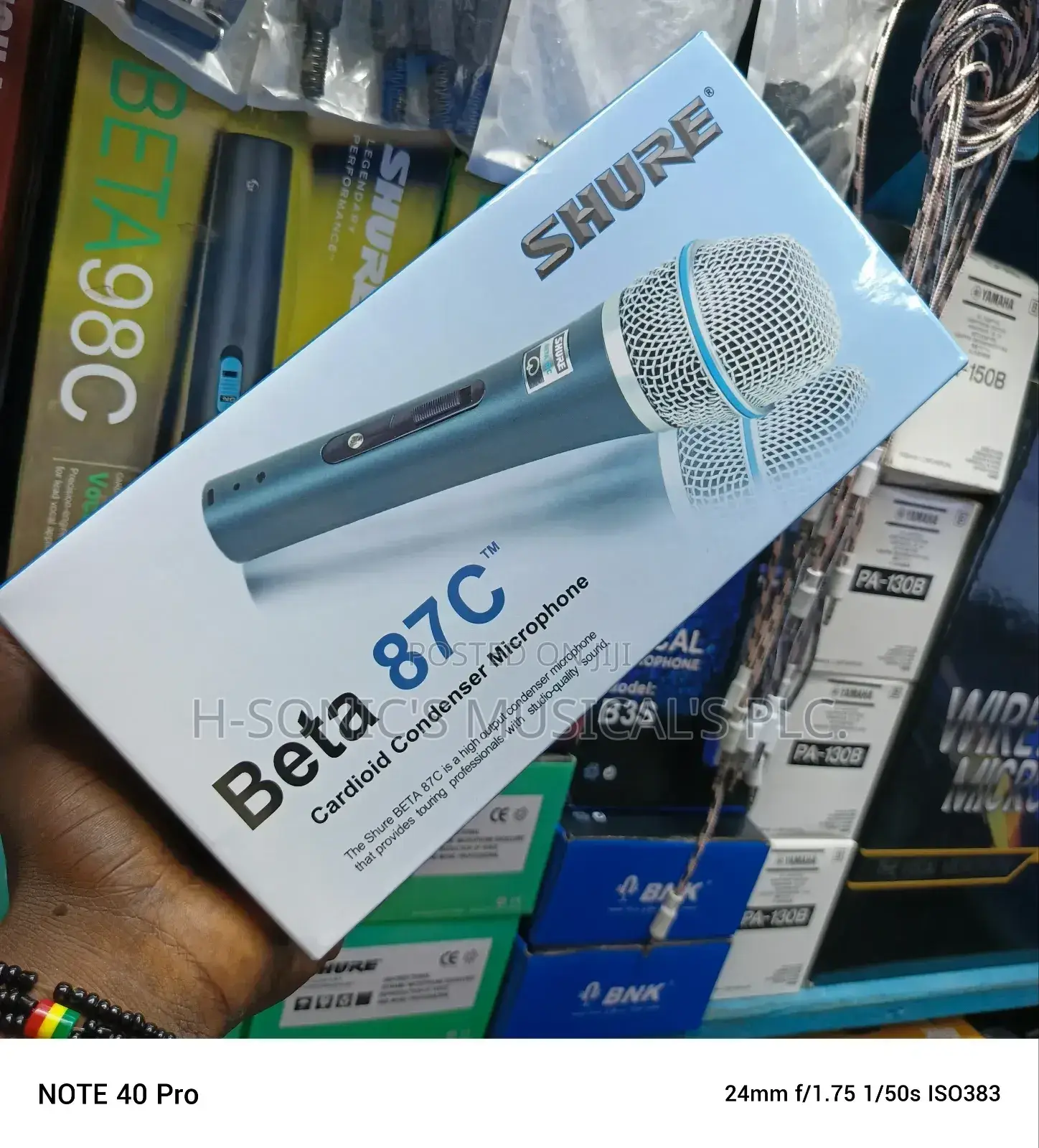 Shure Beta-87c Cardioid Condenser Microphone