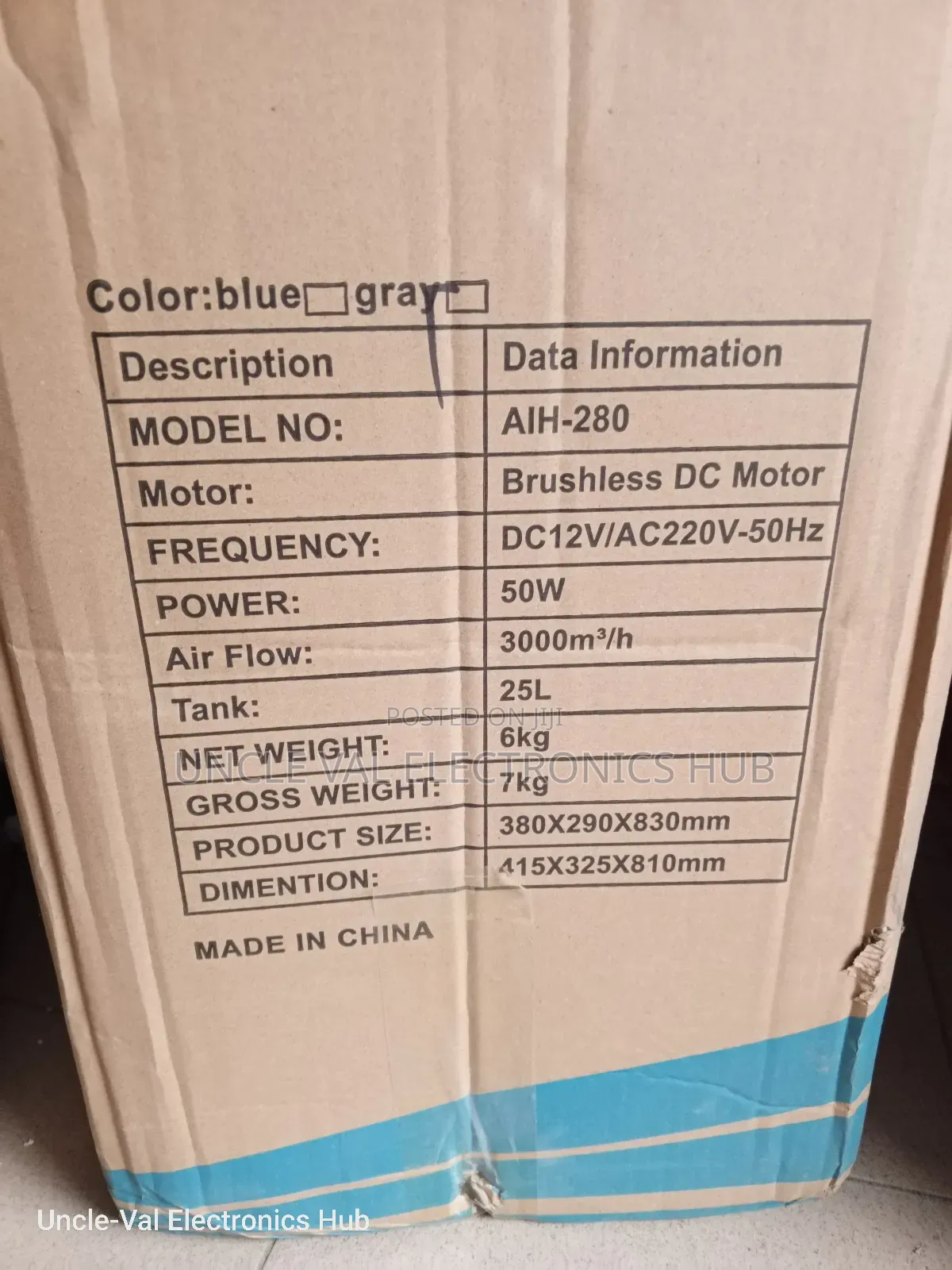 Solar Wind AC/DC Aircooler 25L