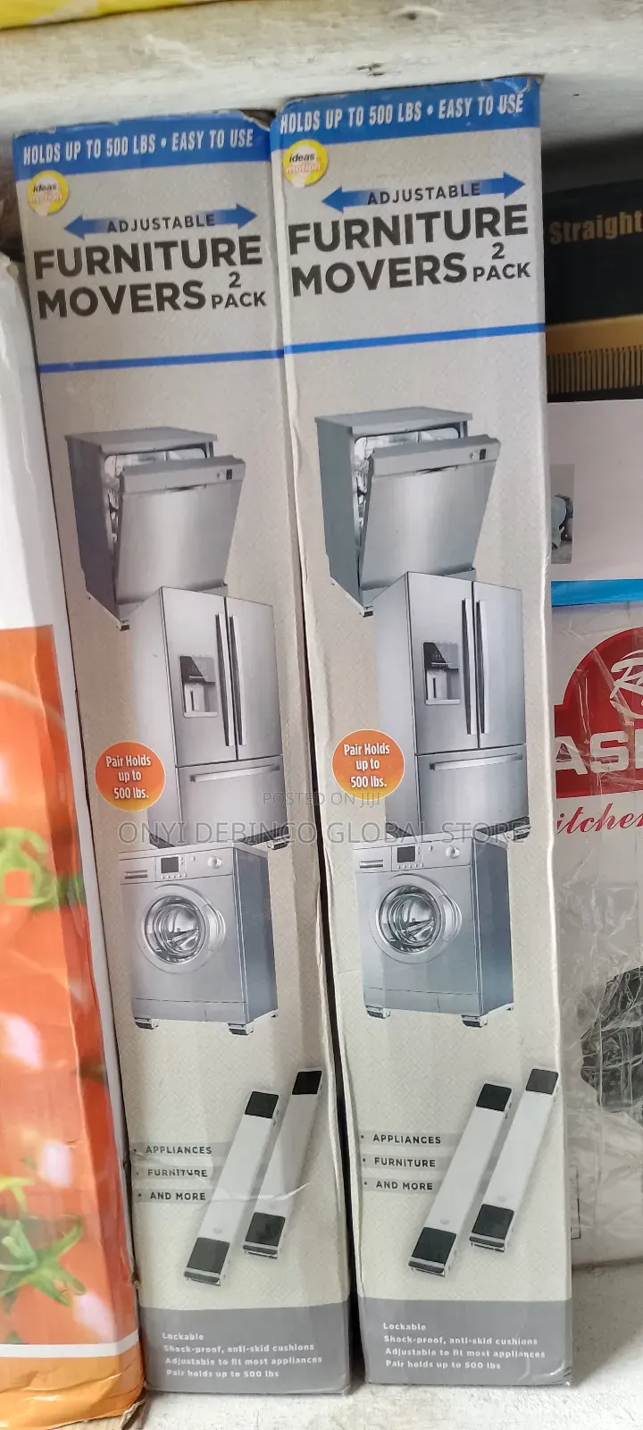 Adjustable Appliance Roller/ Furniture Movers With Wheels