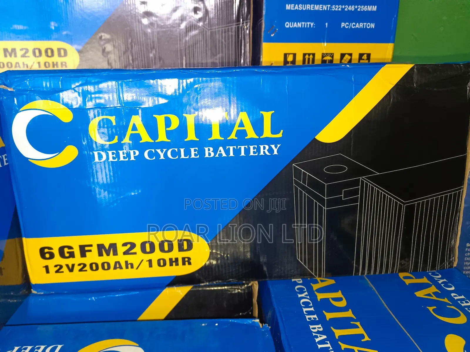 C Capital 200ah Gel Battery
