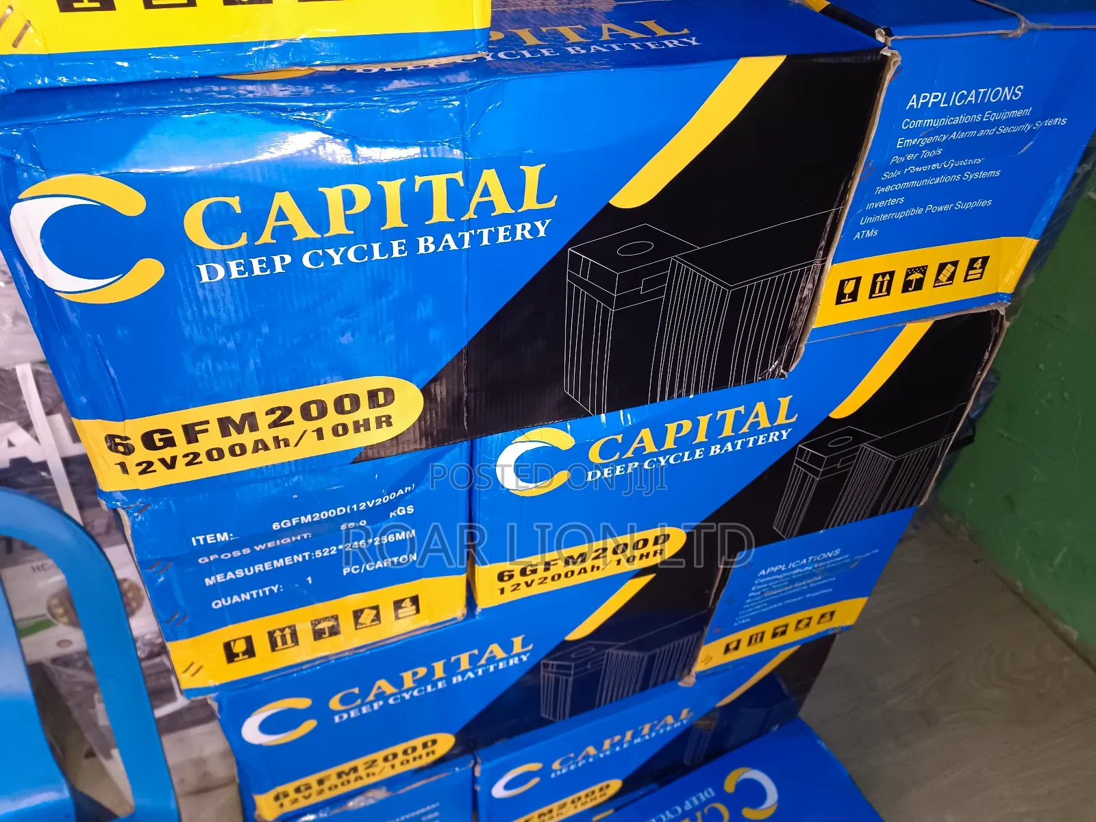 C Capital 200ah Gel Battery