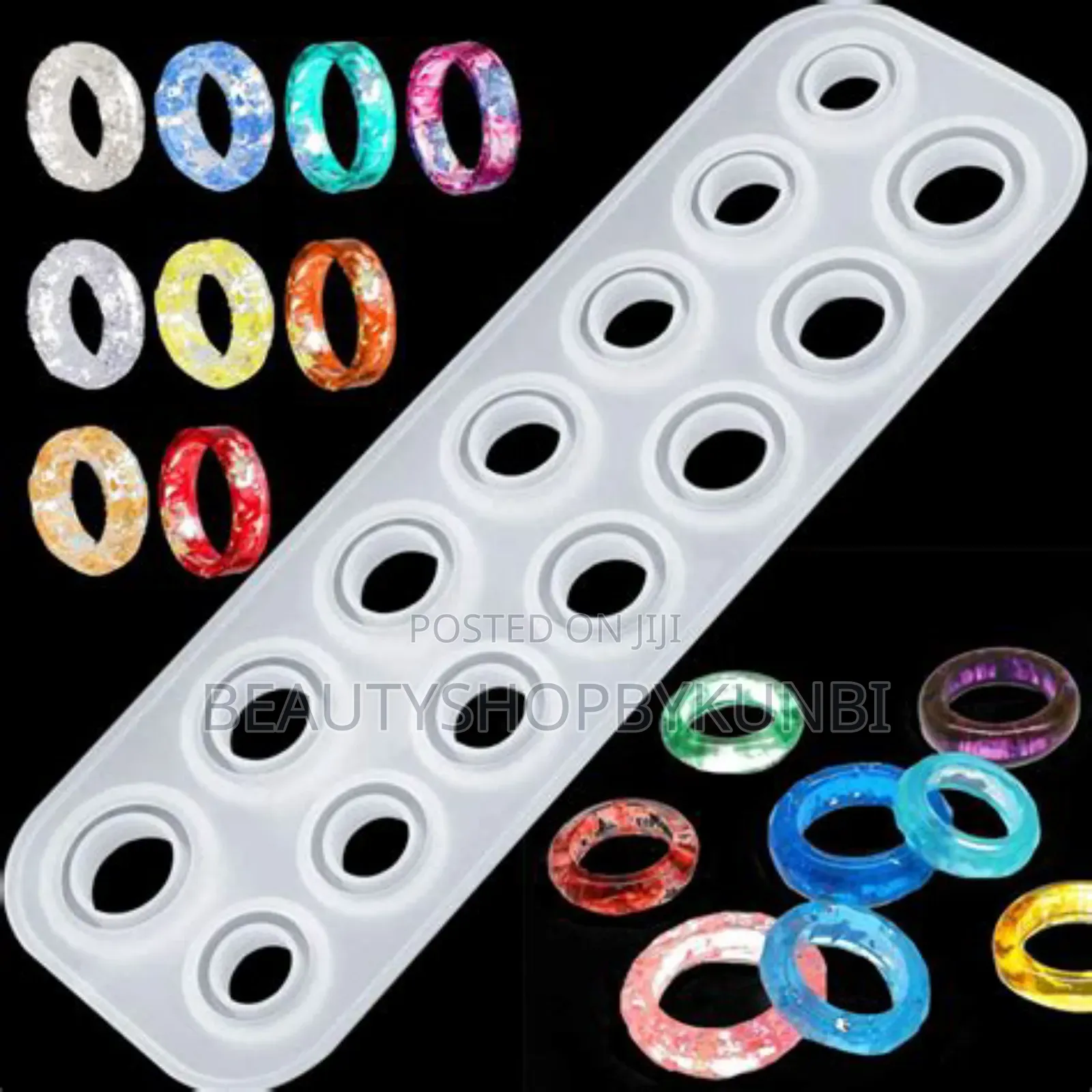 Resin Ring Mold, Epoxy Jewelry Mold