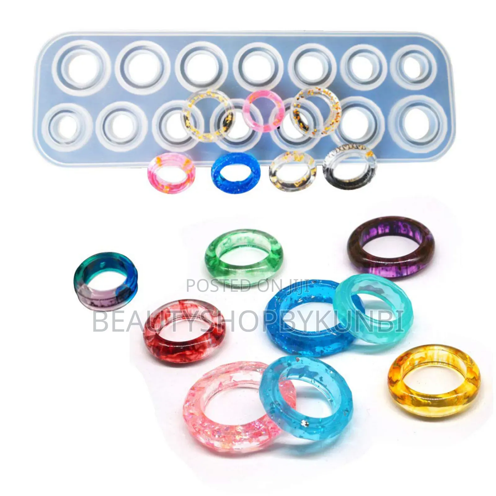 Resin Ring Mold, Epoxy Jewelry Mold