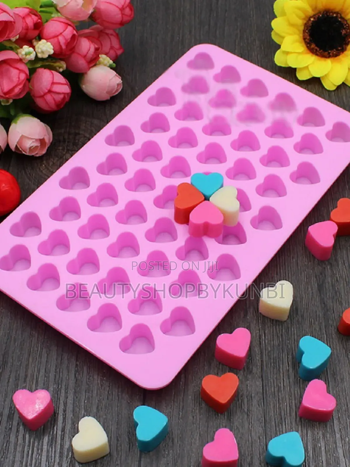 Mini Heart Shaped 55 Cavities/Mini Love Chocolate Ice Silicone Mold