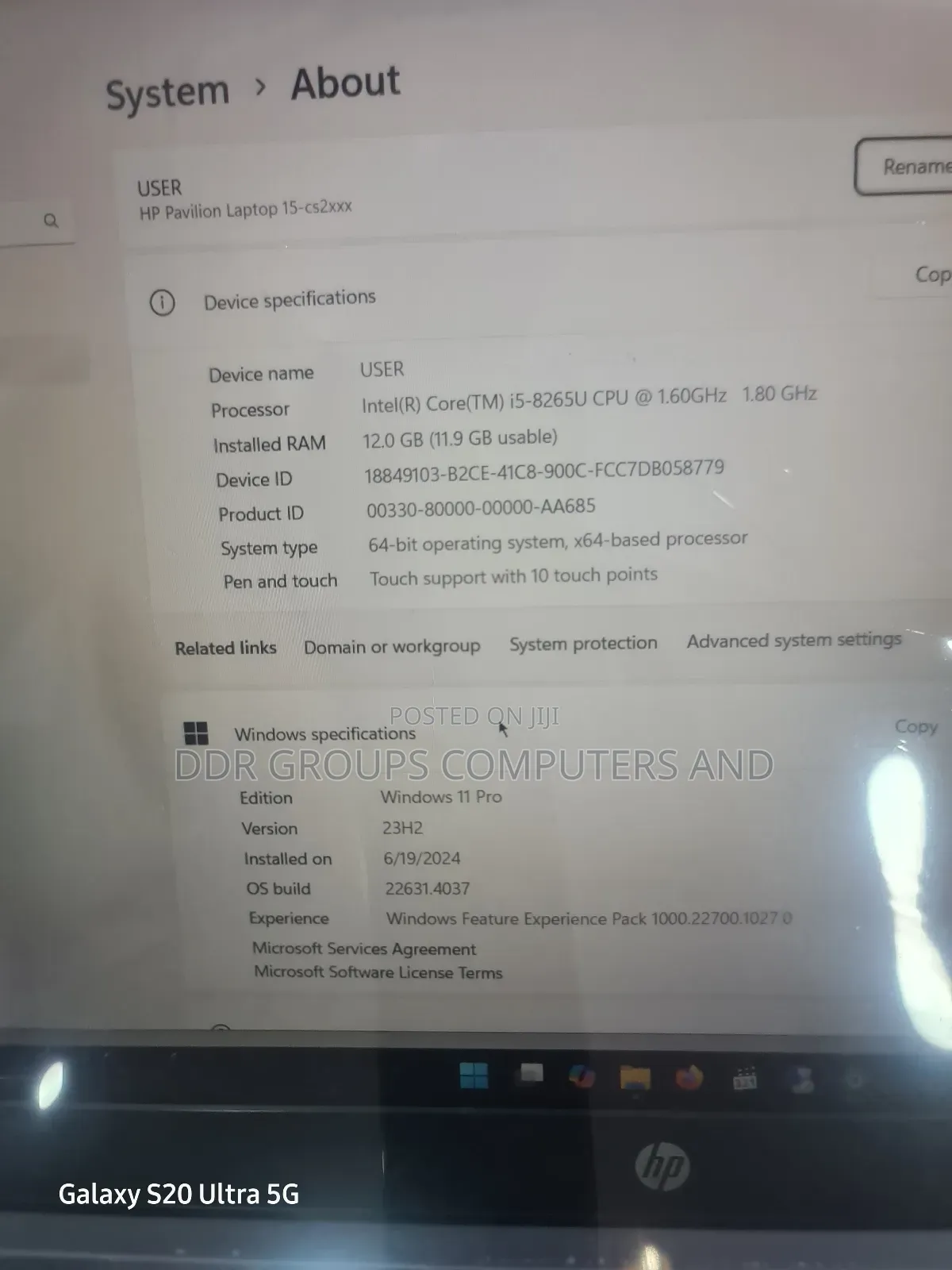 Laptop HP Pavilion TouchSmarT 15z 12GB Intel Core i5 SSD 512GB