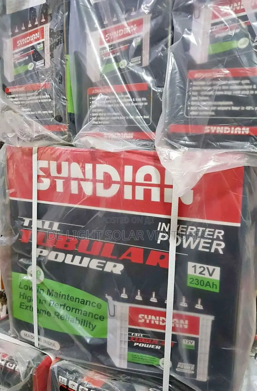 230ah 12v Syndian Tall Tubular Battery Available