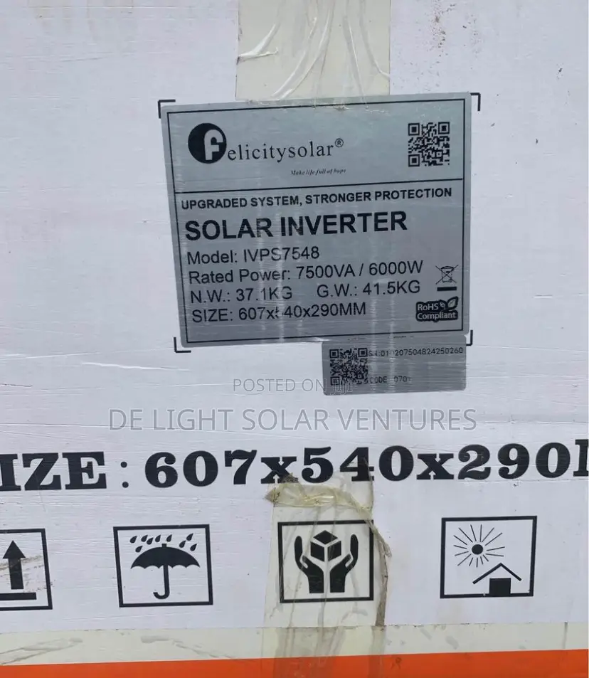 7.5kva 48v Felicty Solar Inverter Available