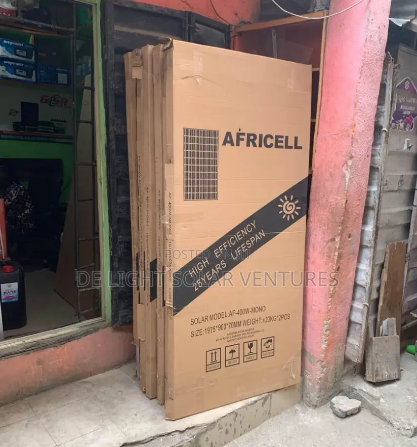 Afrocell Solar Panels 400watts Brand New One Available