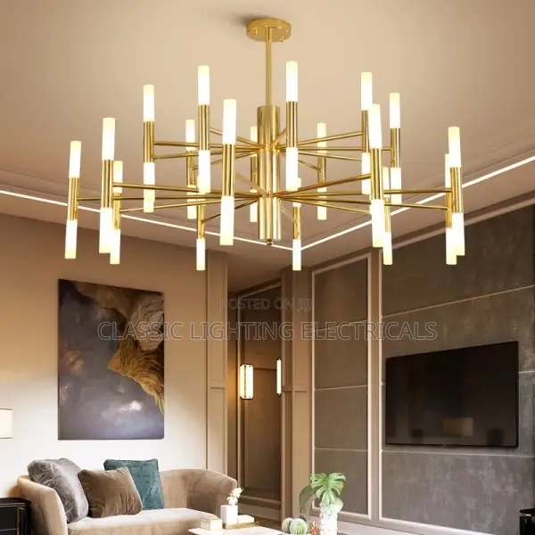 Modern Led Art Pendant Lamp for Kitchen Living Room Loft L