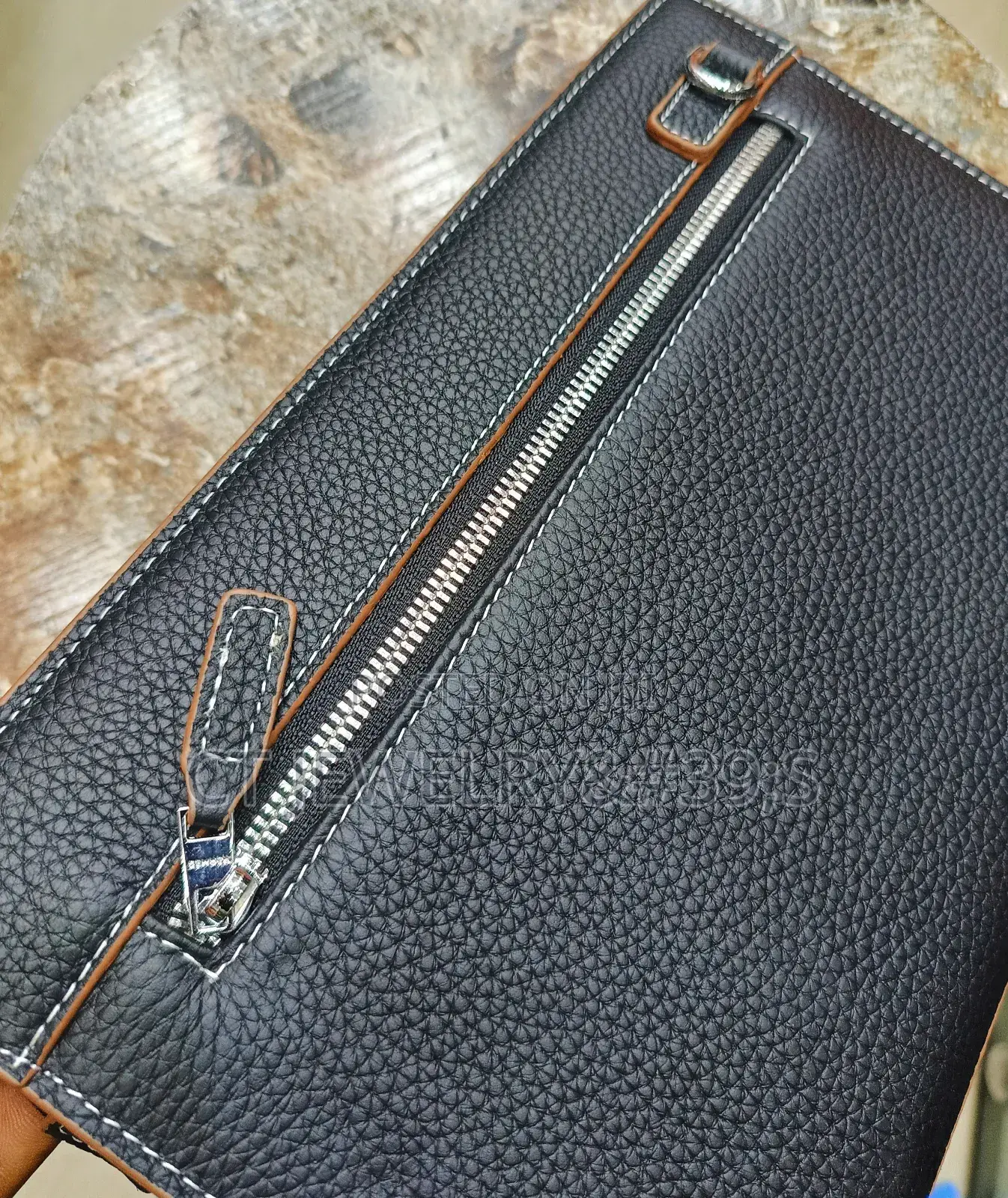 Hermes Paris Leather Men's Armpit Purse (Premium)