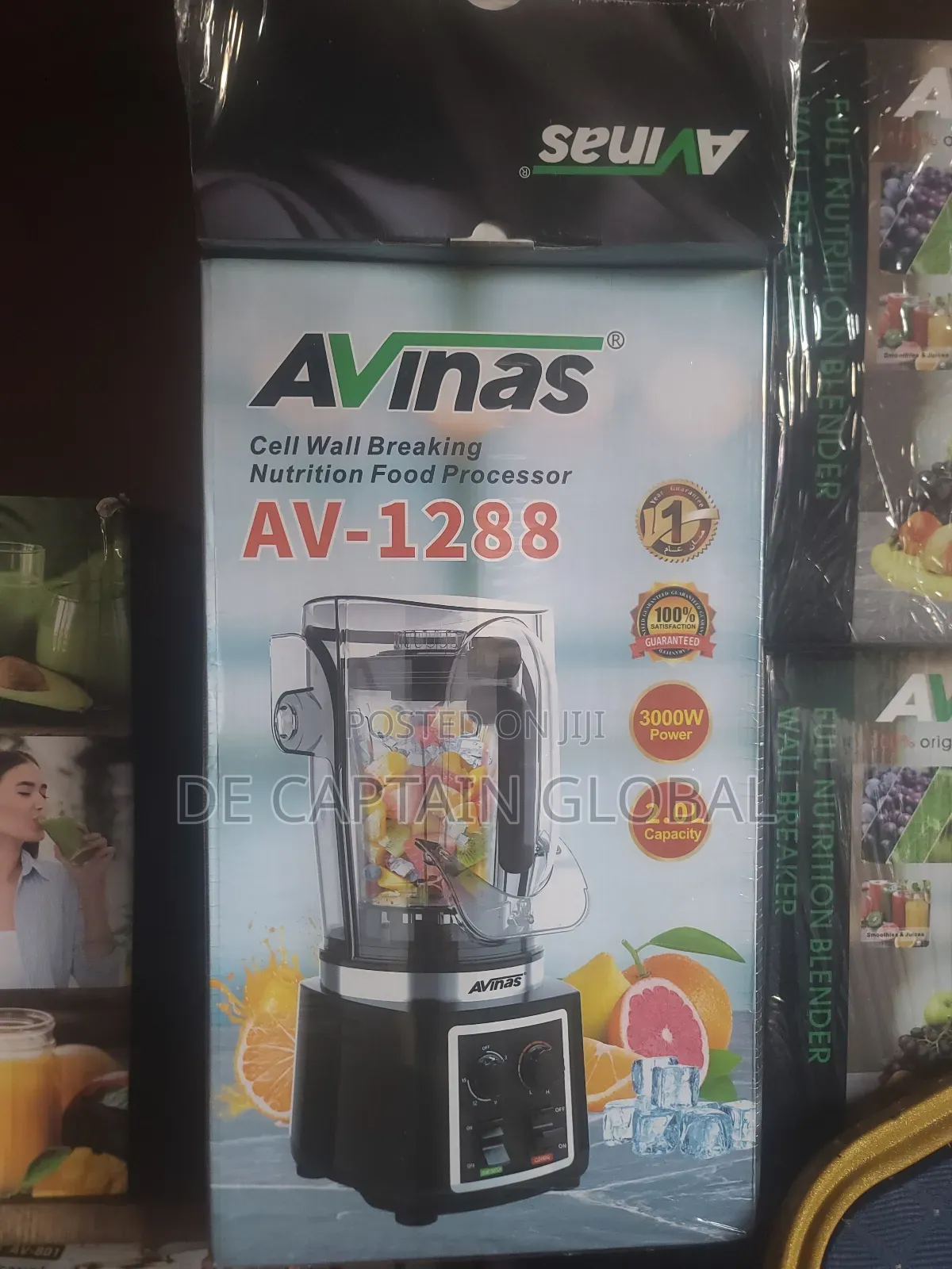 Avinas Cell Wall Breaking Nutrition Vacuum Blender AV-1288