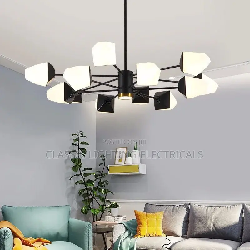 Nordic Led Ceiling Chandeliers Dining Rooms Bedrooms Ice Cub