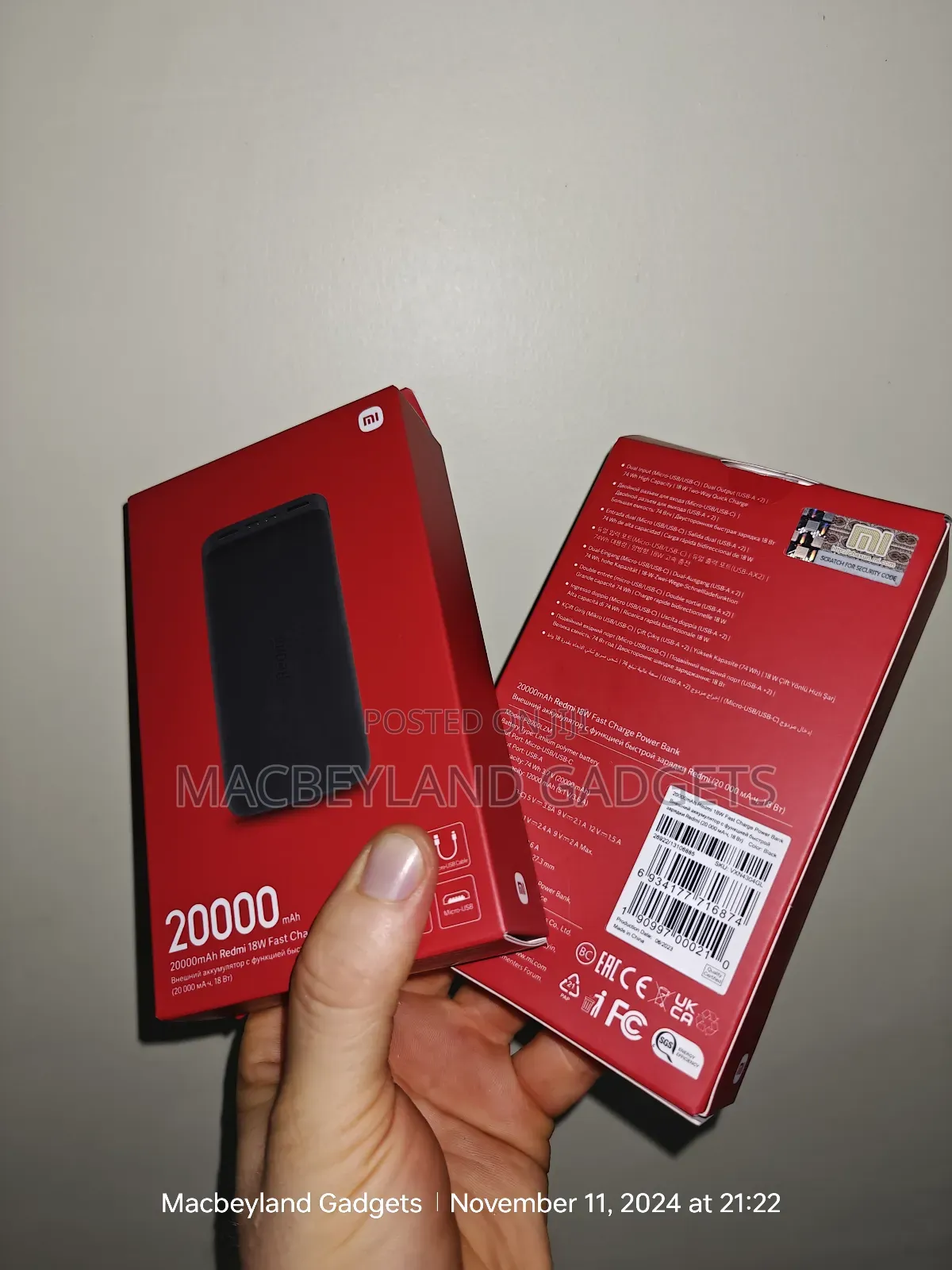 Redmi 20,000mah Power Bank