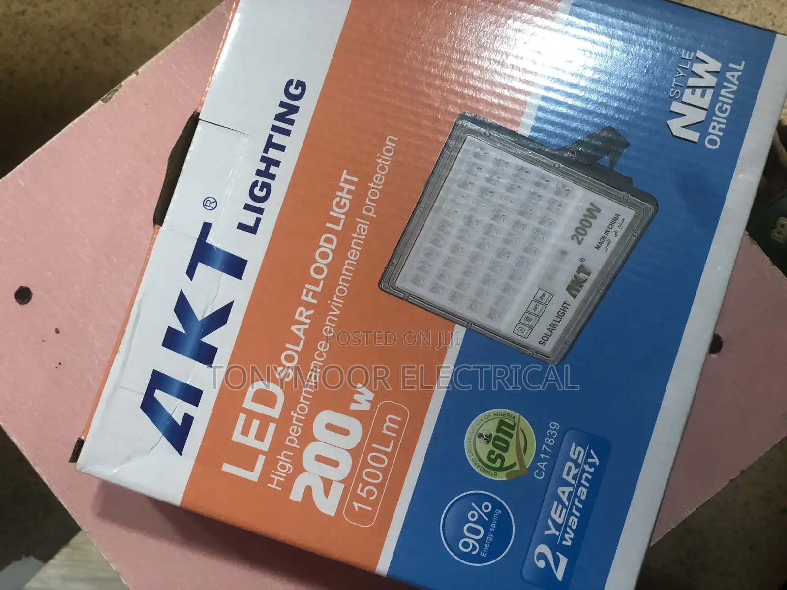 Akt Separate Solar Panel Flood Light