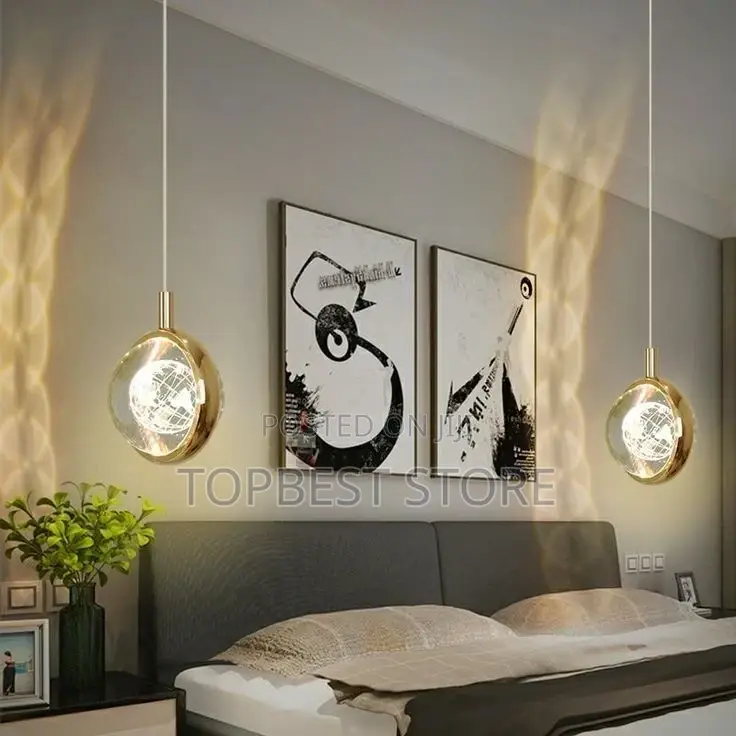 Crystal Ball Pendant Light Single Dropping
