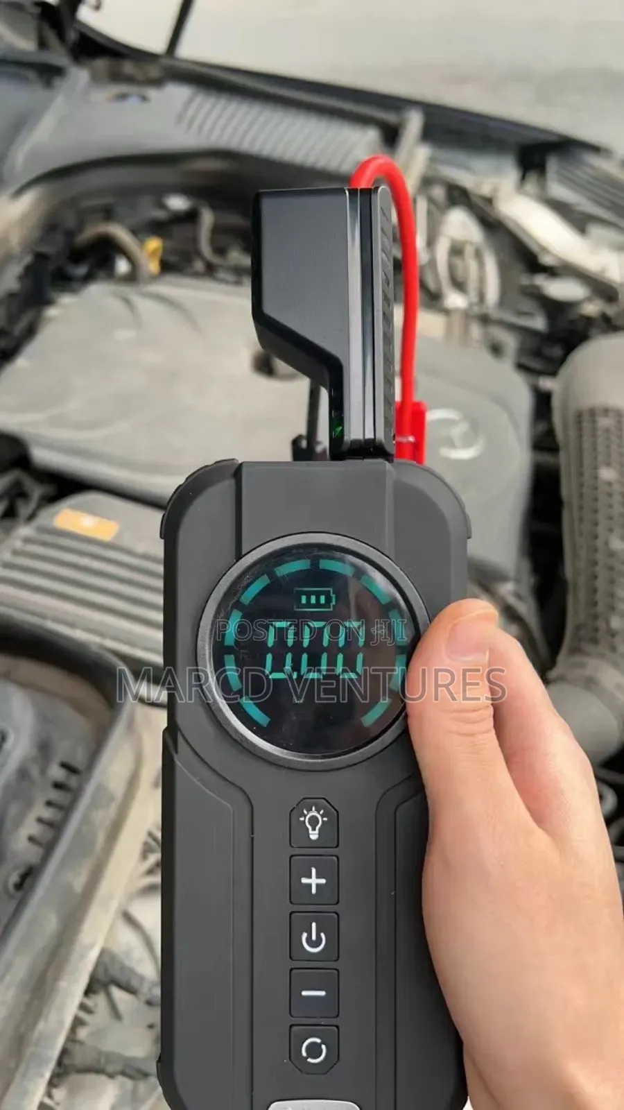 Car Power Bank Jumper With Tyre Inflator Gauge With Sensor