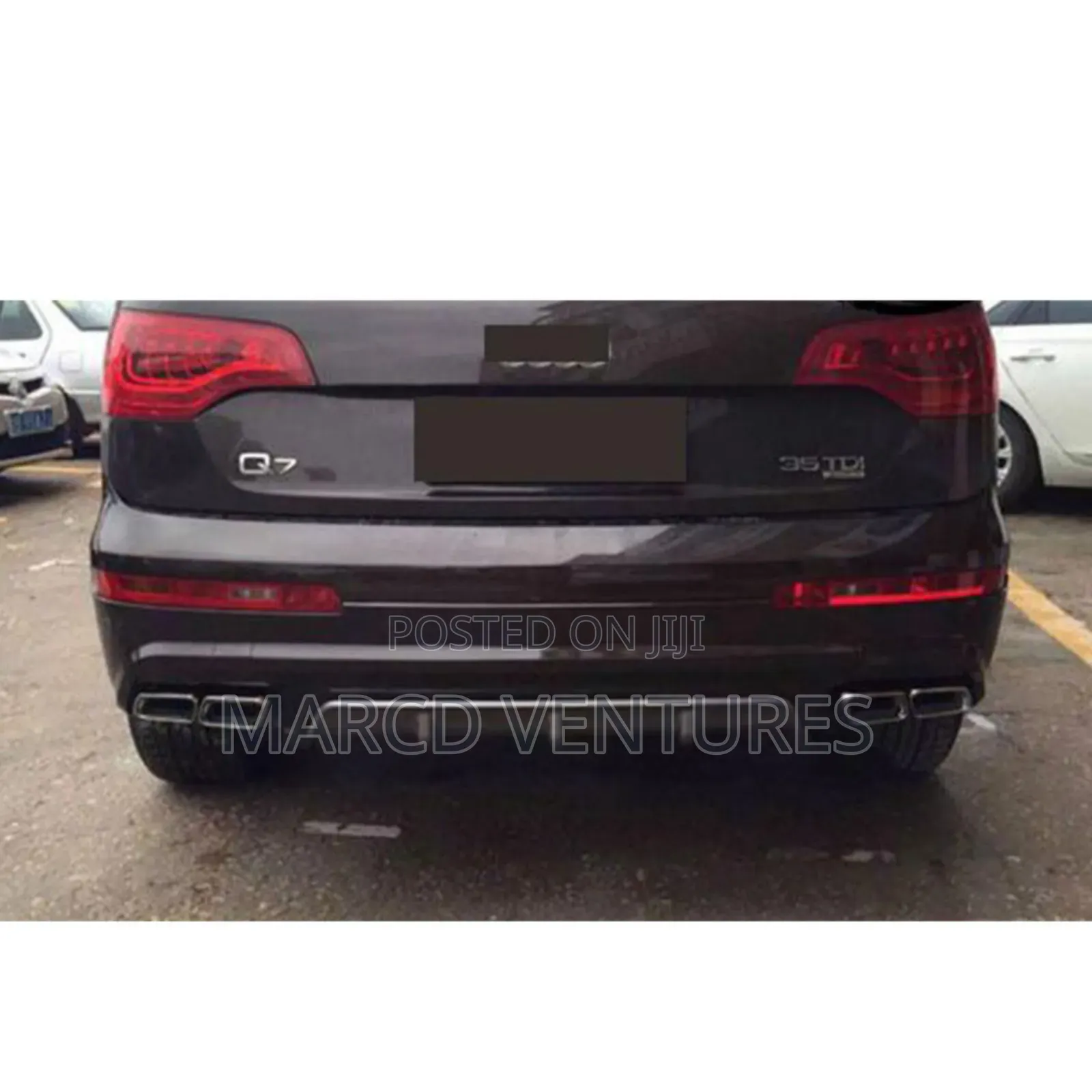 AUDI Q7 Rear Bumper Diffuser Kits Modifications