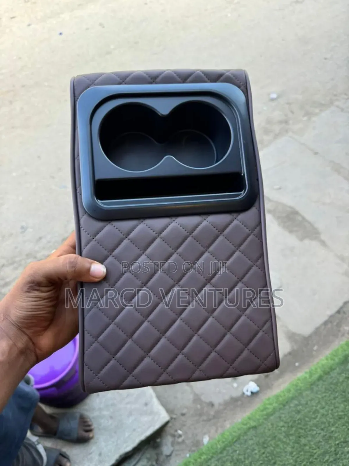 Universal Executive Armrest With Phone Holder Cupholder