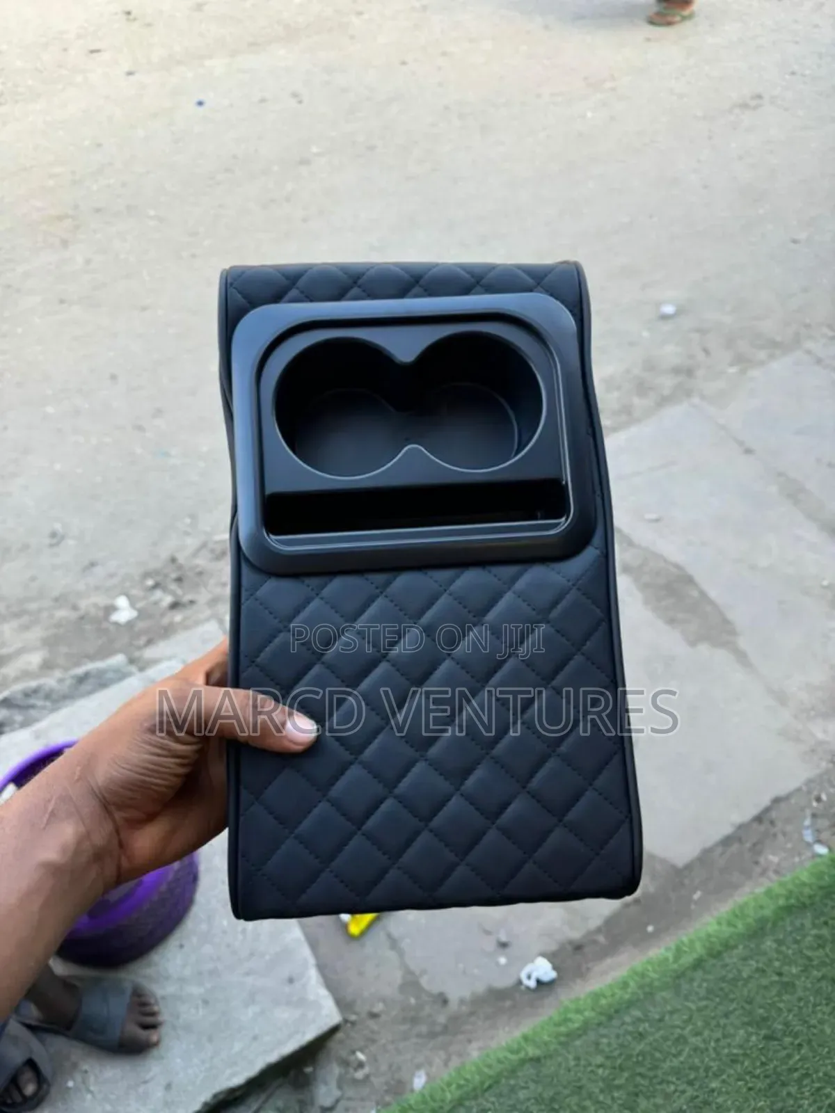 Universal Executive Armrest With Phone Holder Cupholder