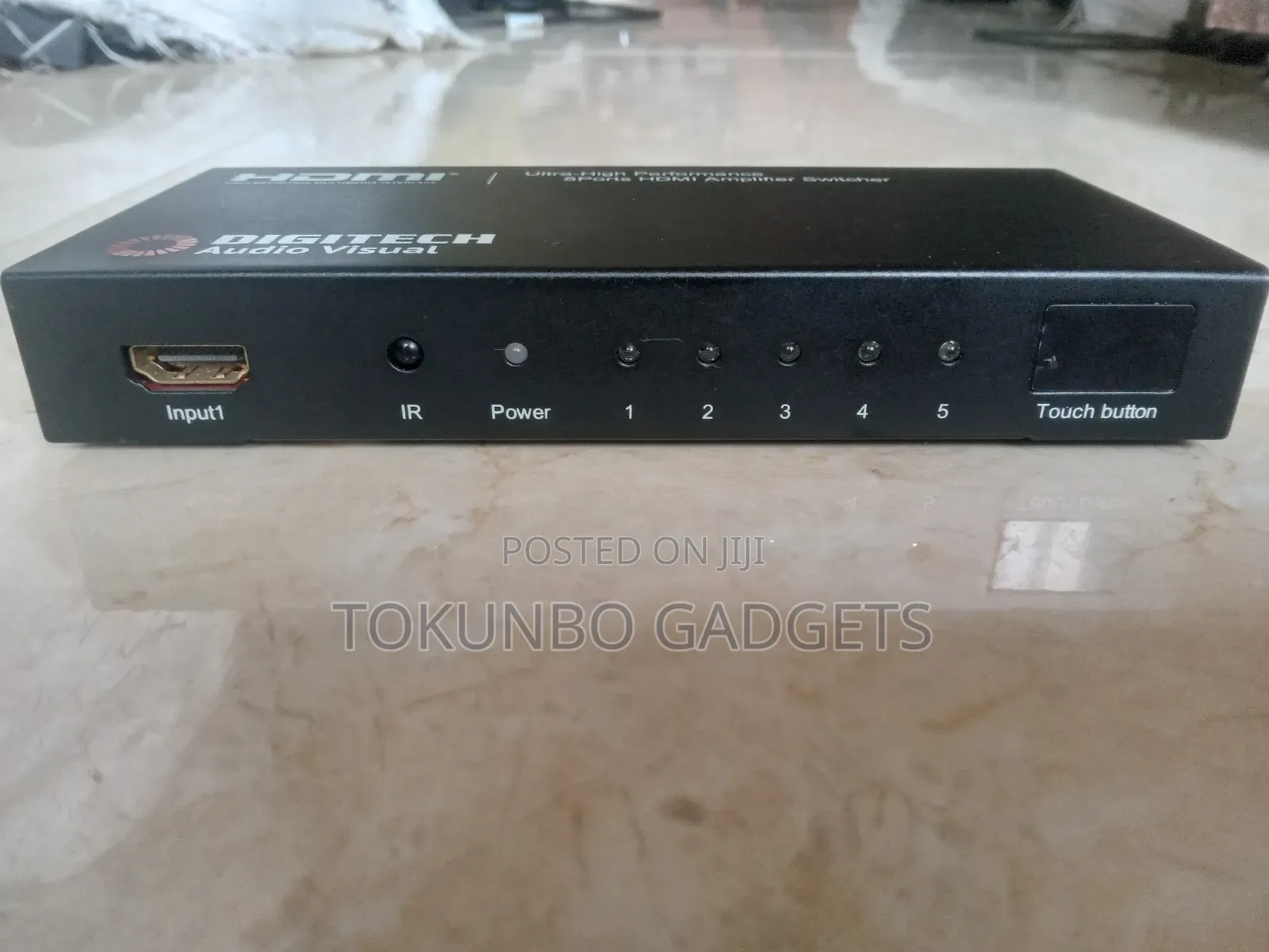 5 Port Digitech Soft Touch Hdmi Amplifier Switch