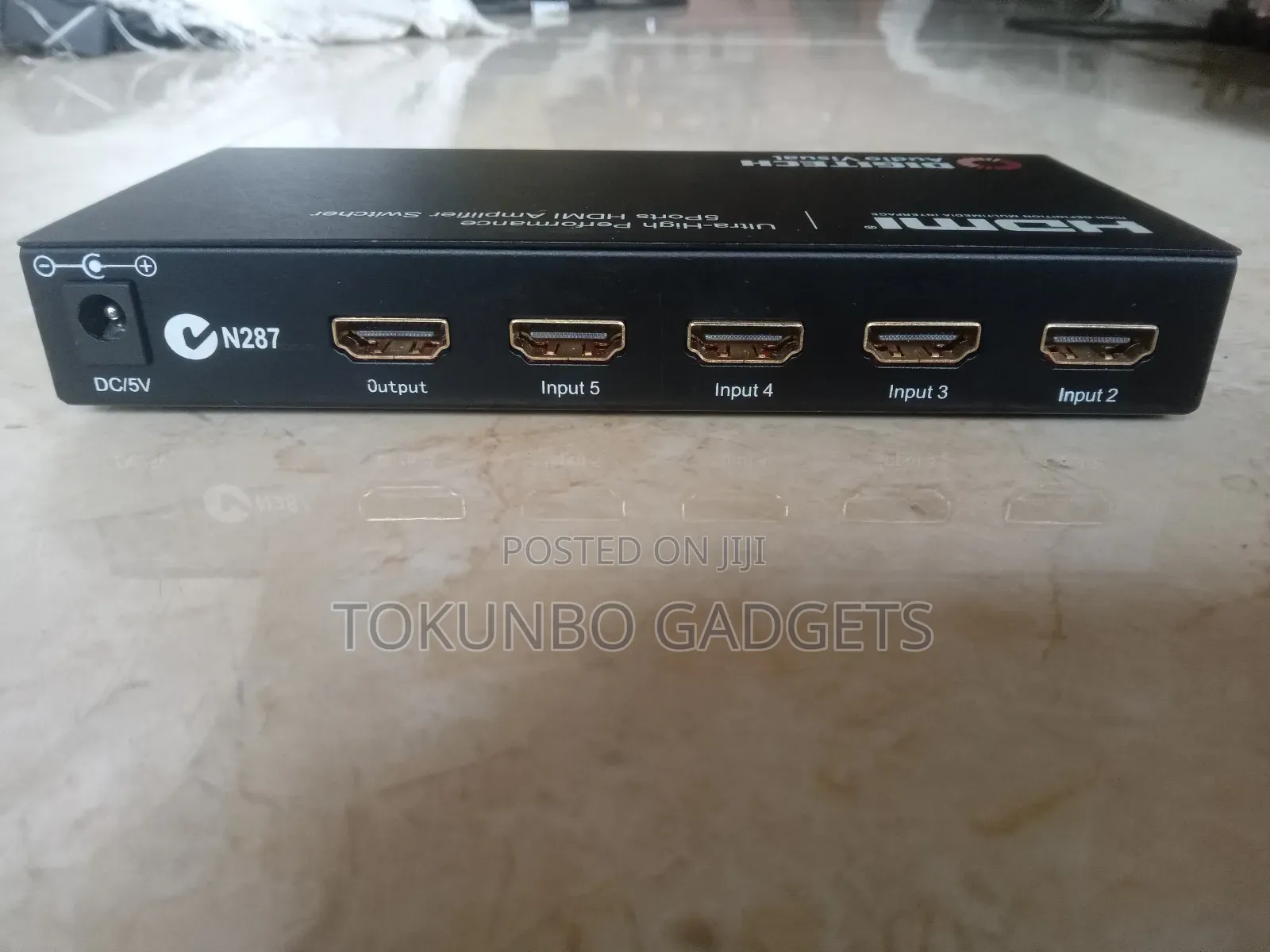 5 Port Digitech Soft Touch Hdmi Amplifier Switch
