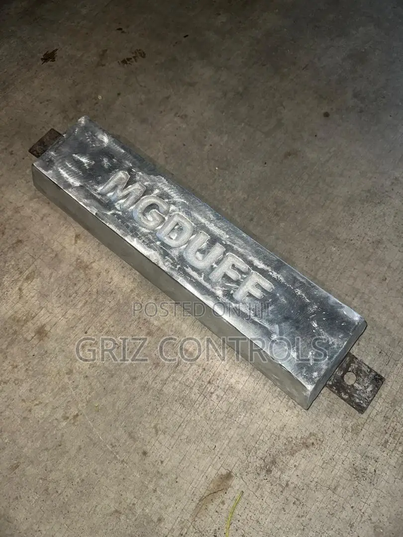 Bare Zinc Anodes For Cathodic Protection Of Metal Structures