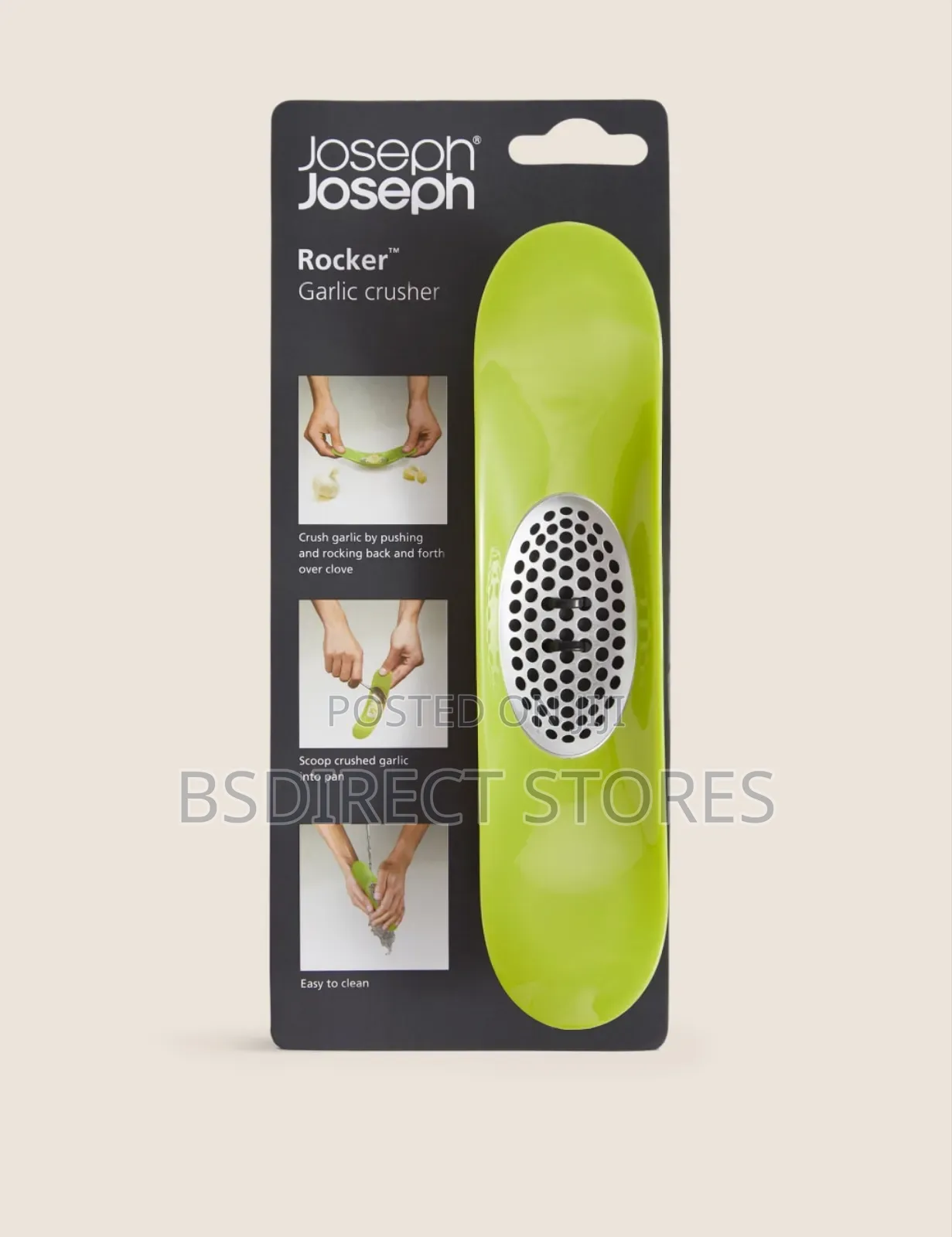 Joseph Joseph Stylish Garlic Rocker Crusher Mincer Press