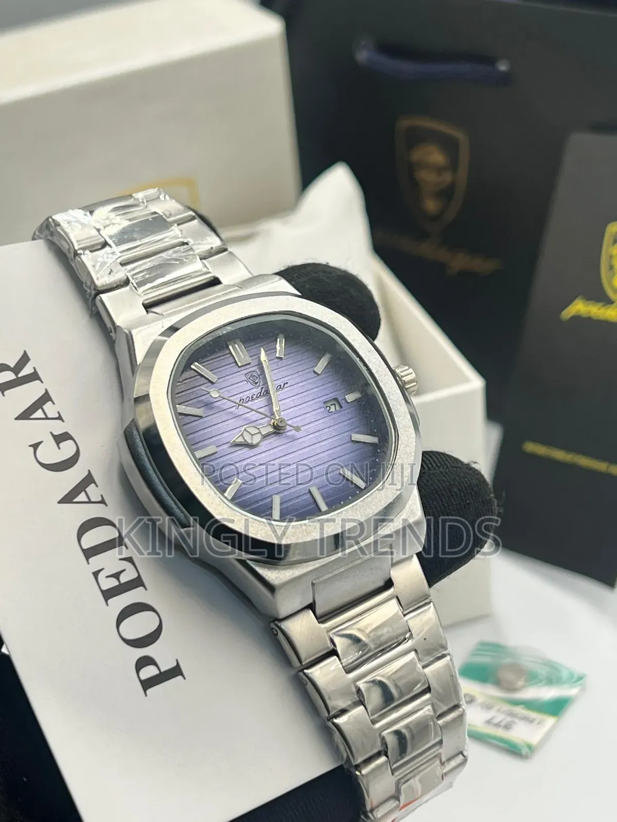 Fine Poedagar Stainless Steel Watch