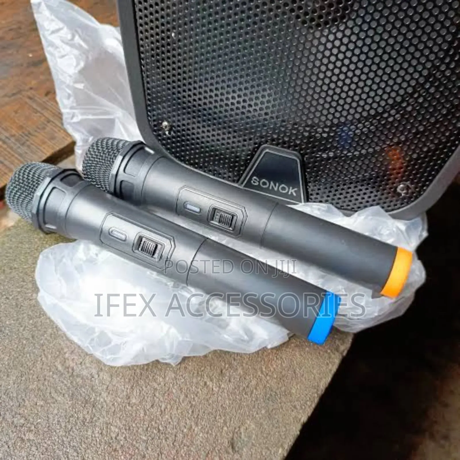 Sonok 8'' Rechargeable Public Address System Bluetooth 2 Mic