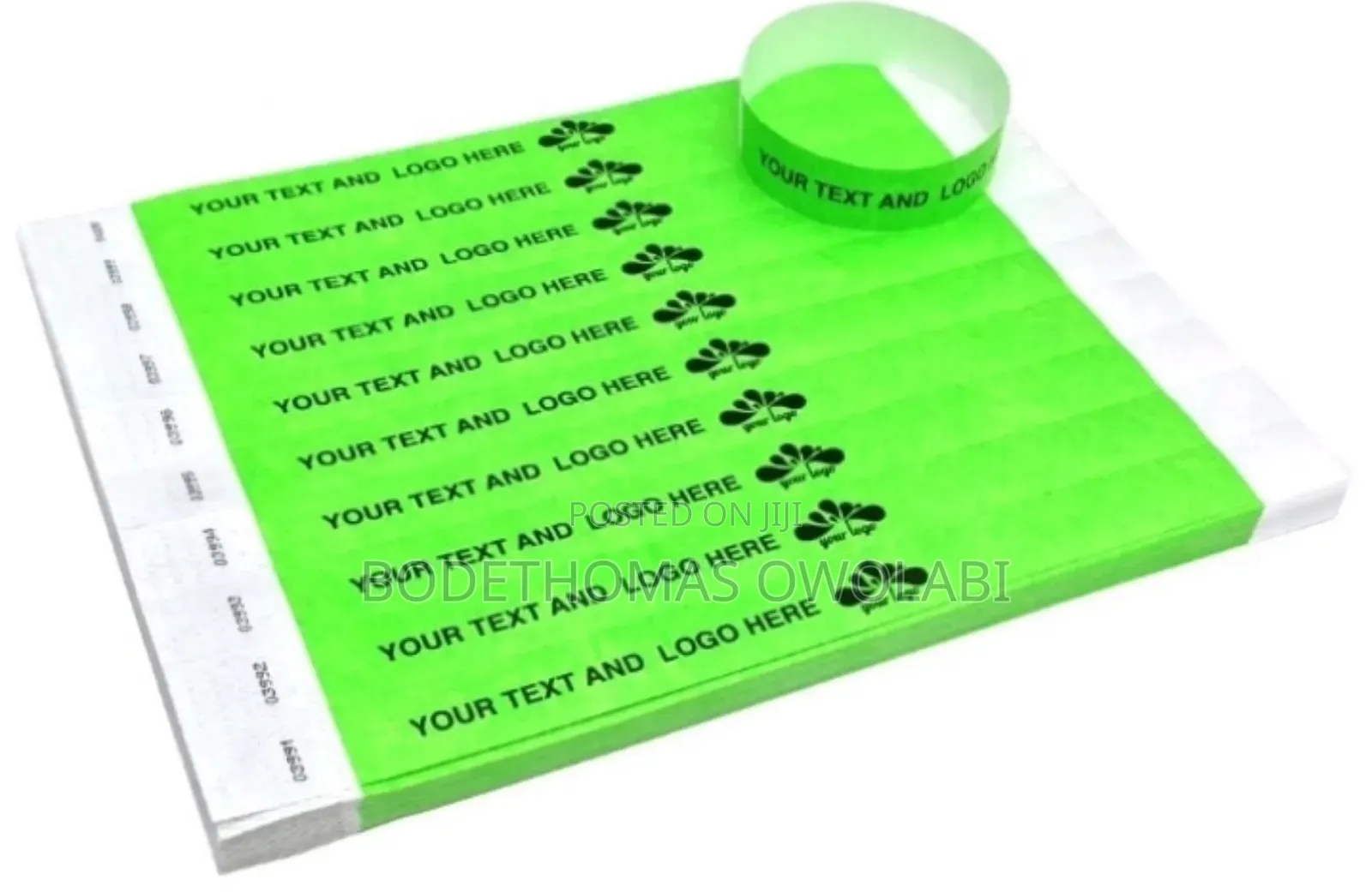 Good Quality Paper Wristband